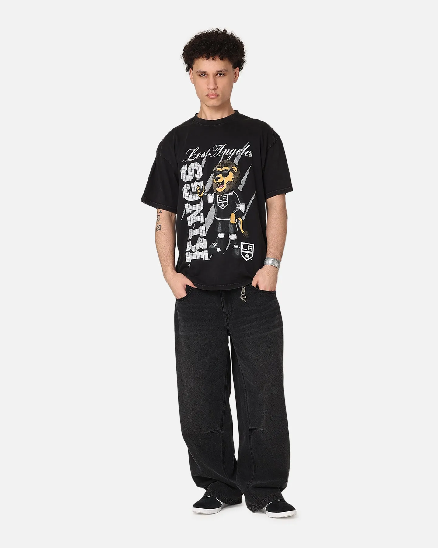 Culture Kings Los Angeles Kings Heavy T-Shirt Black Acidwash sold by Culture Kings product image thumbnail 3