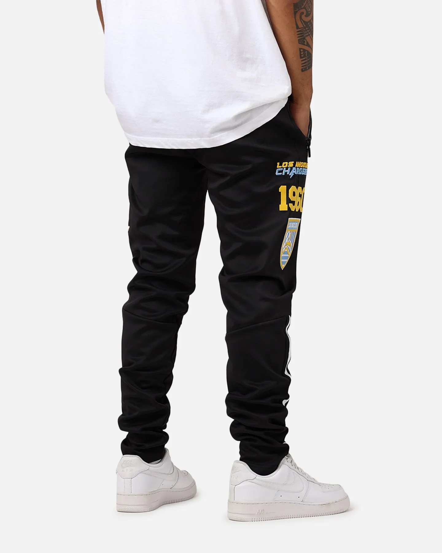 Pro Standard Los Angeles Chargers Fast Lane Track Pants Black sold by Culture Kings product image thumbnail 3