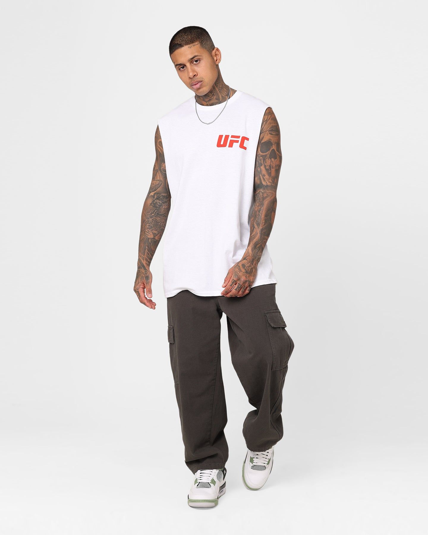 UFC By Goat Crew Tank White sold by Culture Kings product image thumbnail 2
