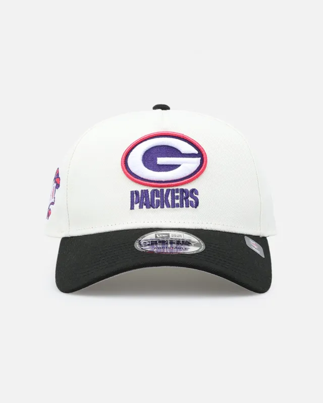 New Era Green Bay Packers 'Neon Nights' 9FORTY Snapback Chrome/Black sold by Culture Kings