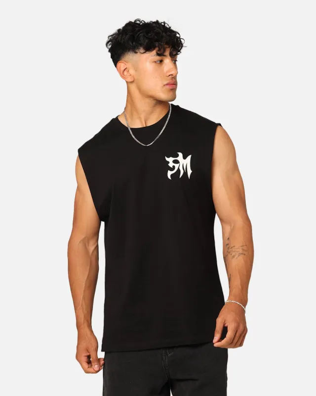 Saint Morta Tribe Oversized Muscle T-Shirt Black sold by Culture Kings