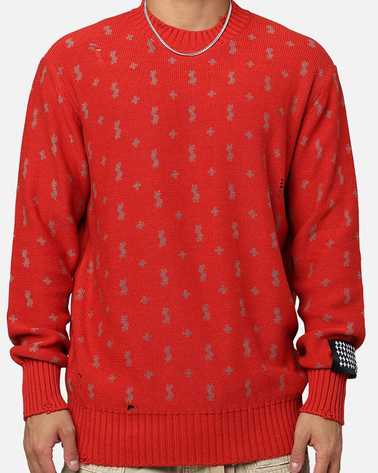 Ksubi Allstar Knit Torch Crewneck Red sold by Culture Kings product image thumbnail 2