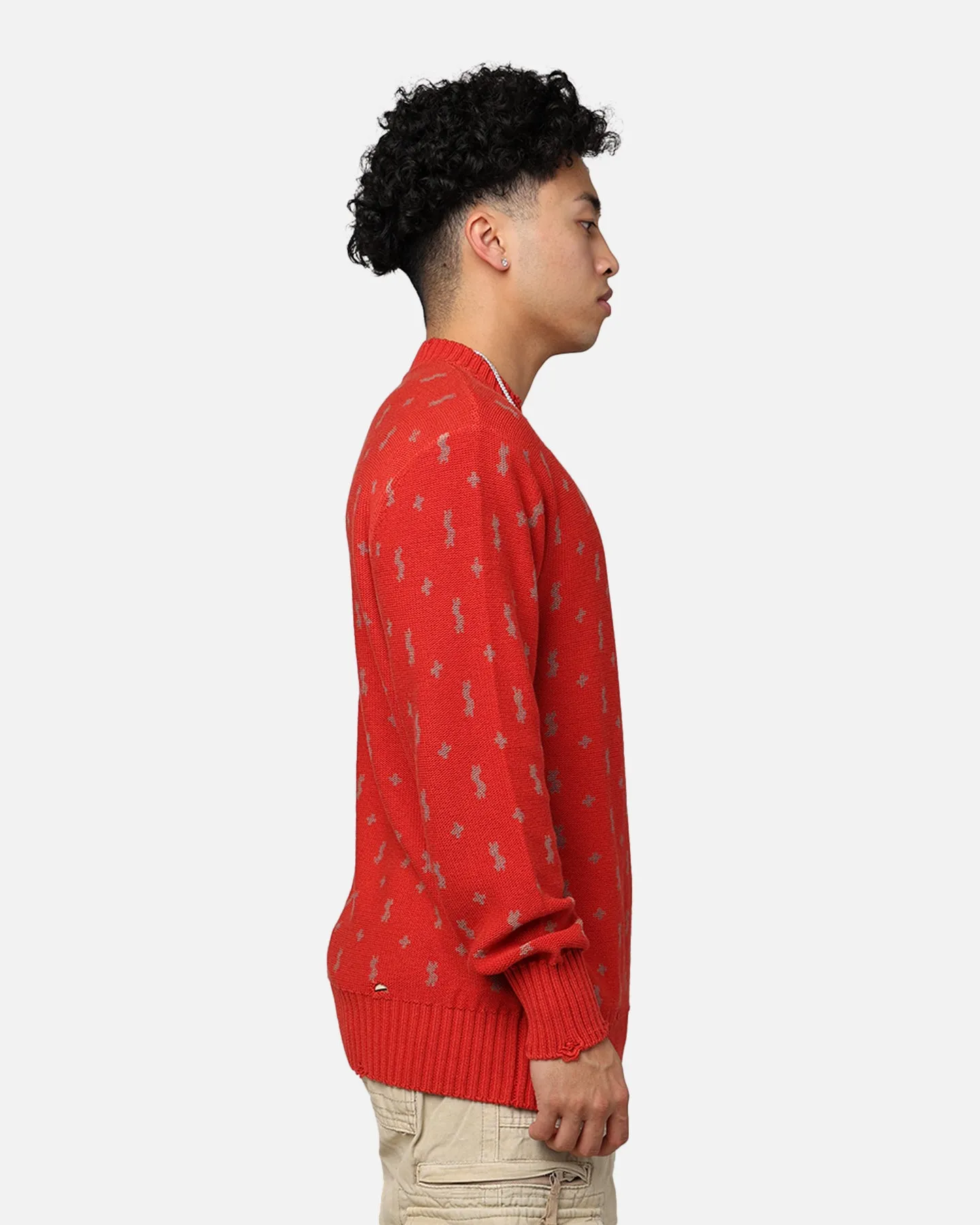 Ksubi Allstar Knit Torch Crewneck Red sold by Culture Kings product image thumbnail 4