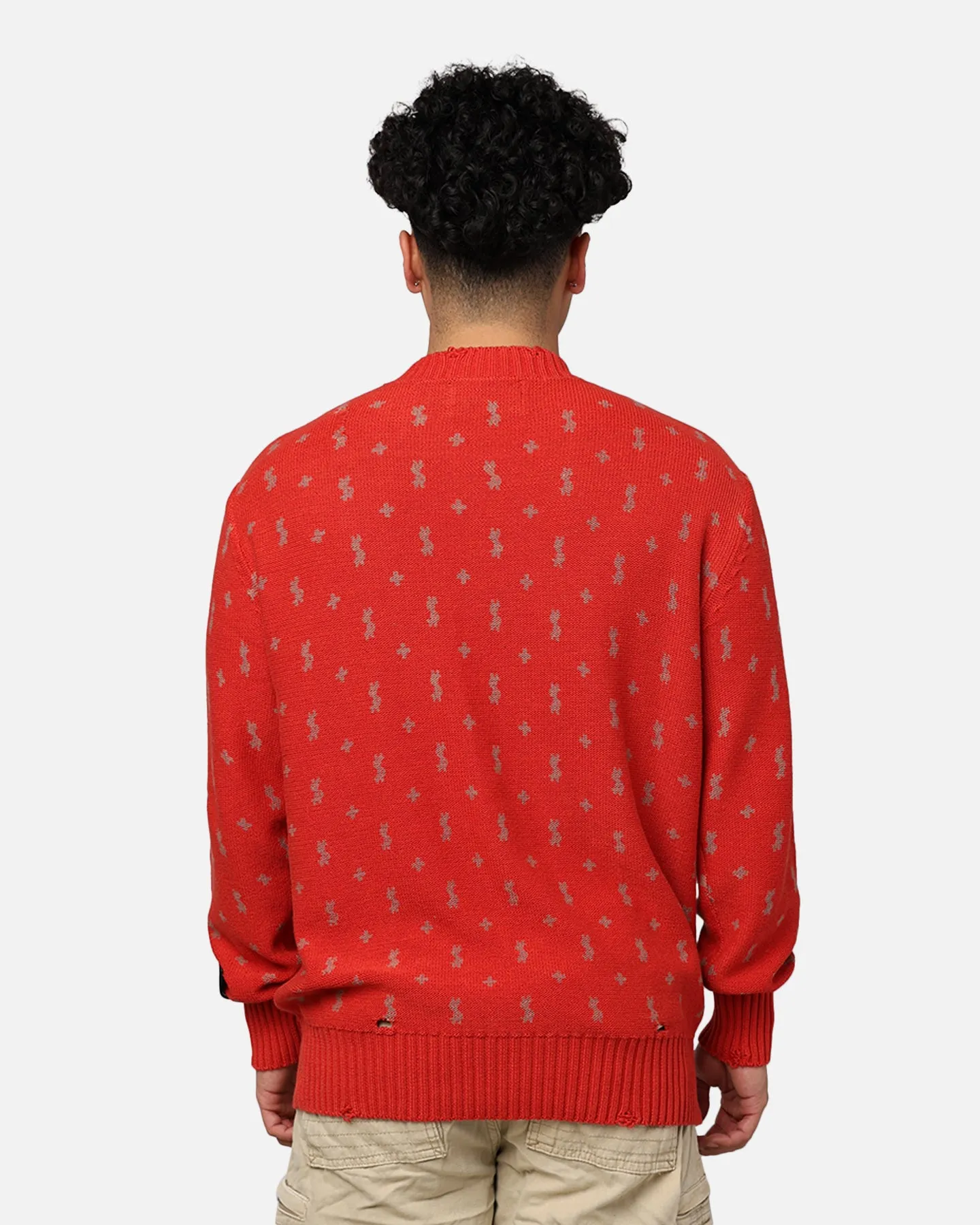 Ksubi Allstar Knit Torch Crewneck Red sold by Culture Kings product image thumbnail 3