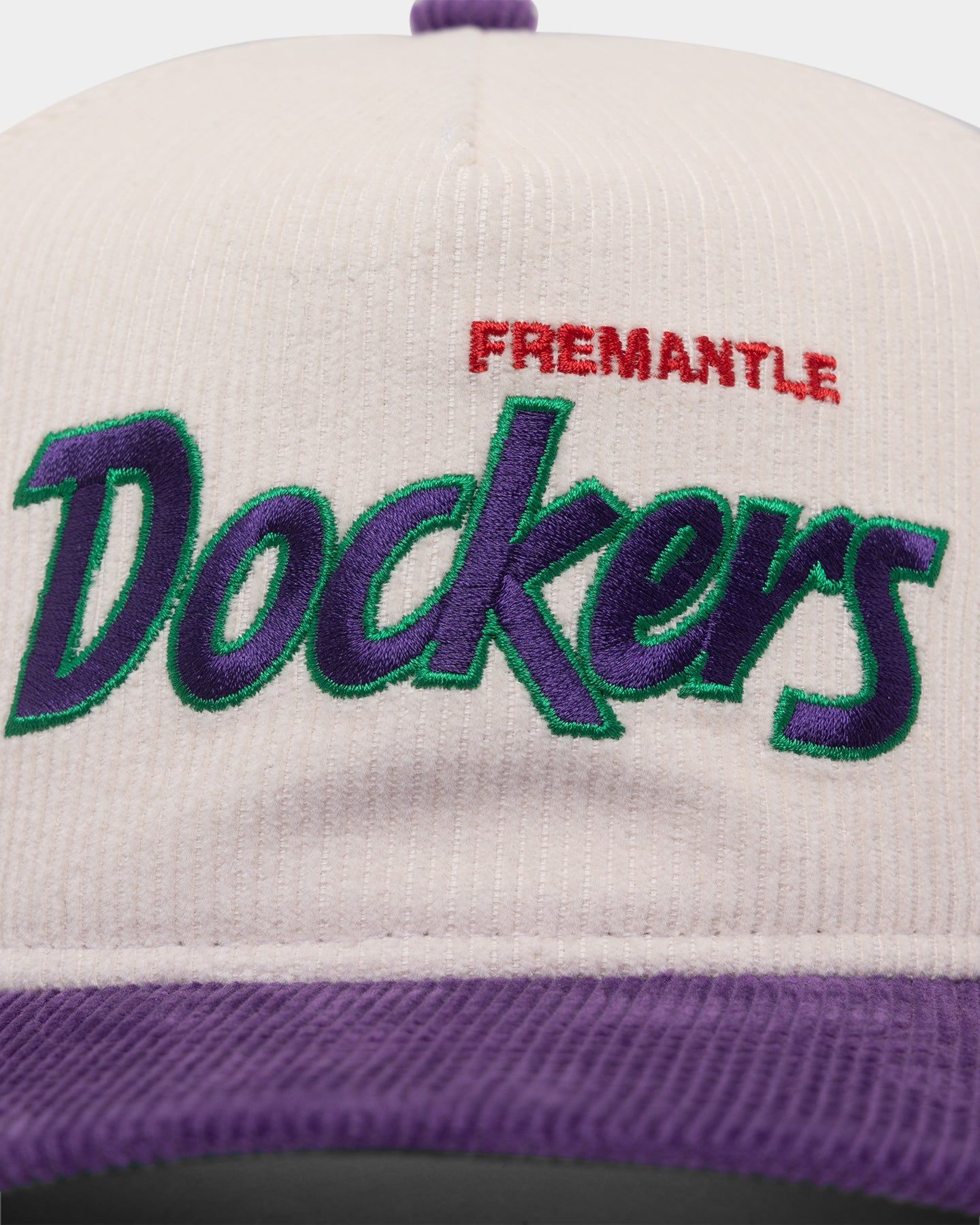 New Era Fremantle Dockers "AFL Cord Script" Golfer Snapback Chrome/OTC sold by Culture Kings product image thumbnail 5