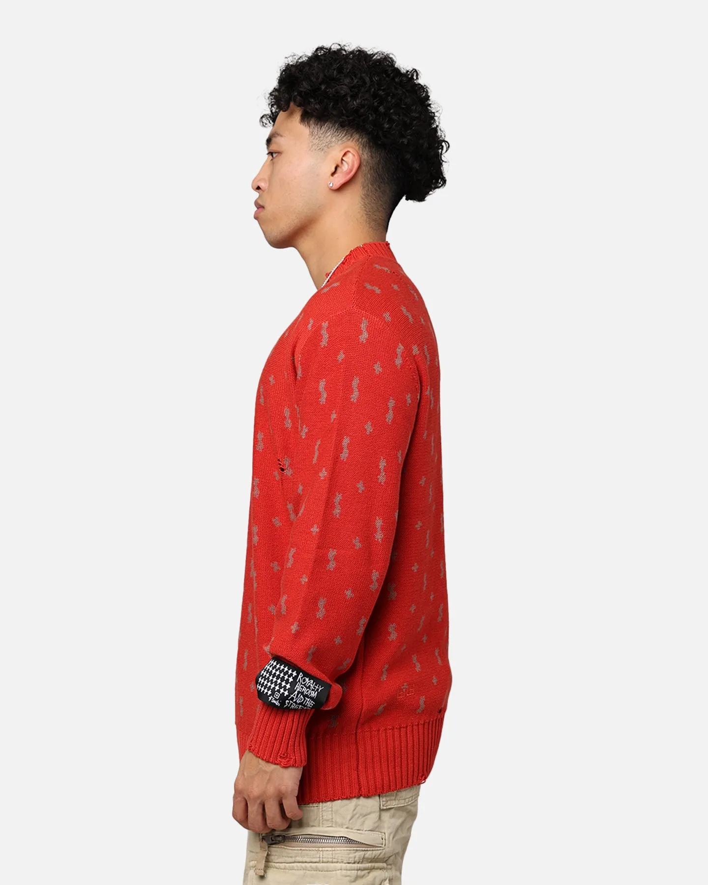 Ksubi Allstar Knit Torch Crewneck Red sold by Culture Kings product image thumbnail 5