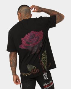 Ksubi Pixel Kash Short Sleeve T-Shirt Jet Black sold by Culture Kings