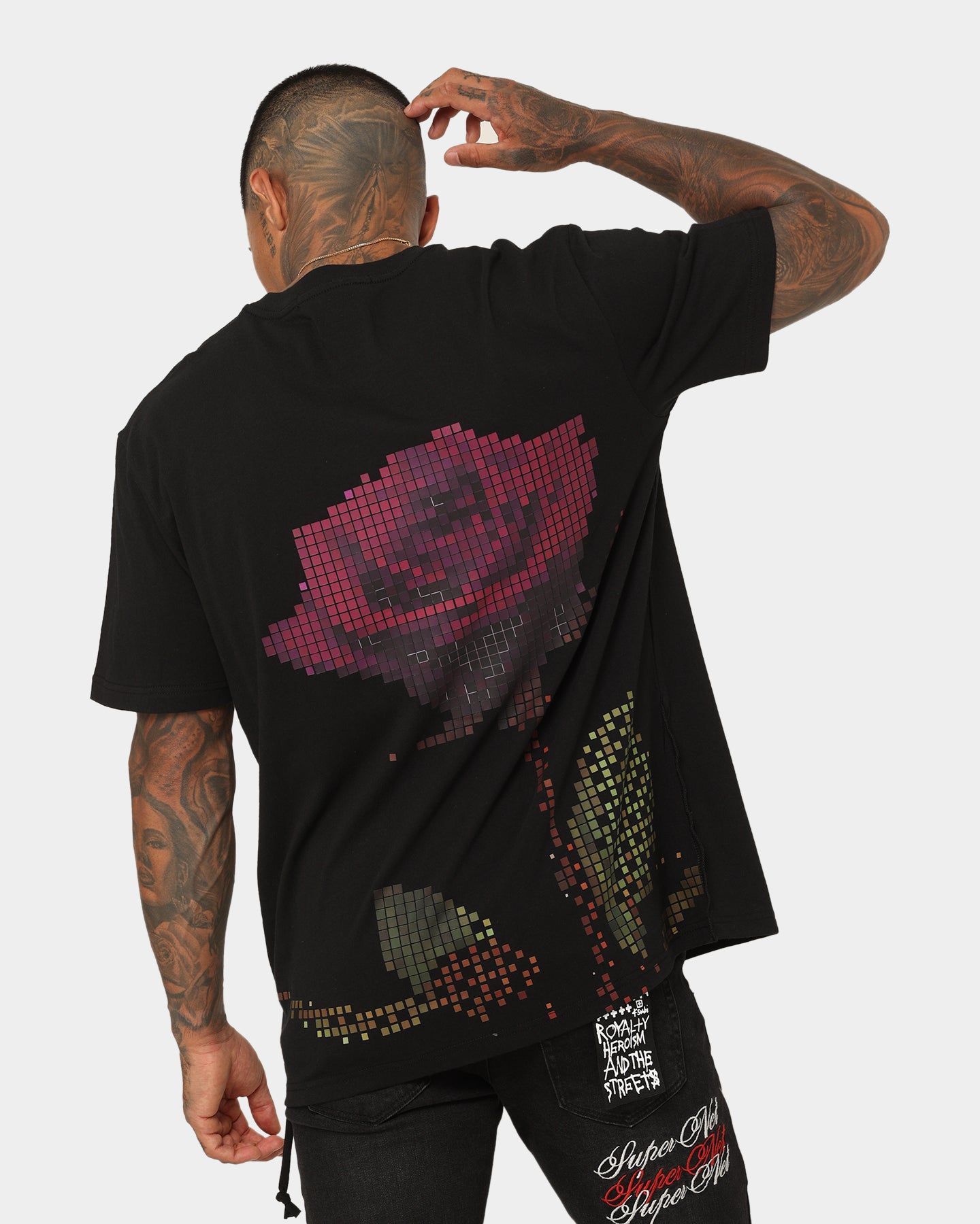 Ksubi Pixel Kash Short Sleeve T-Shirt Jet Black sold by Culture Kings product image thumbnail 2