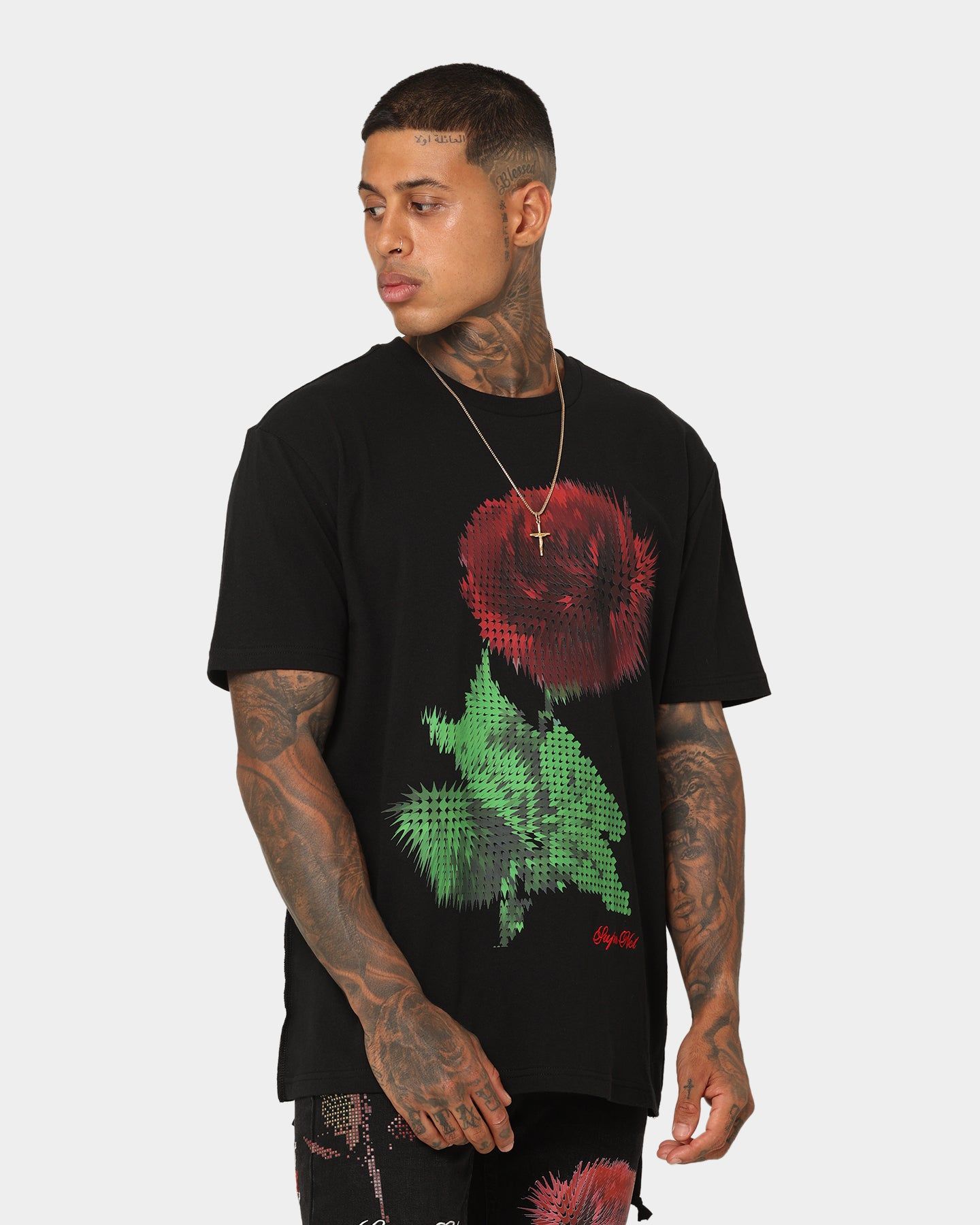 Ksubi Pixel Kash Short Sleeve T-Shirt Jet Black sold by Culture Kings