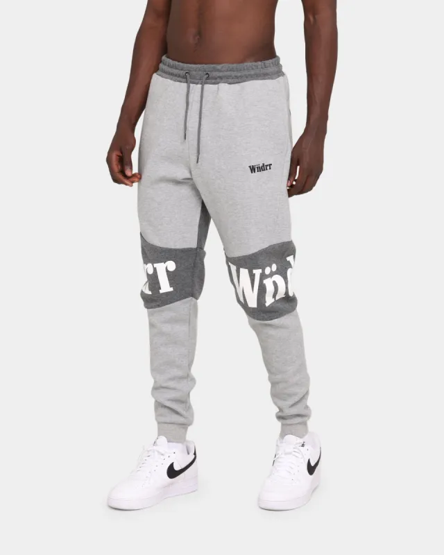 WNDRR Hamilton Tech Track Pant Grey Marle sold by Culture Kings