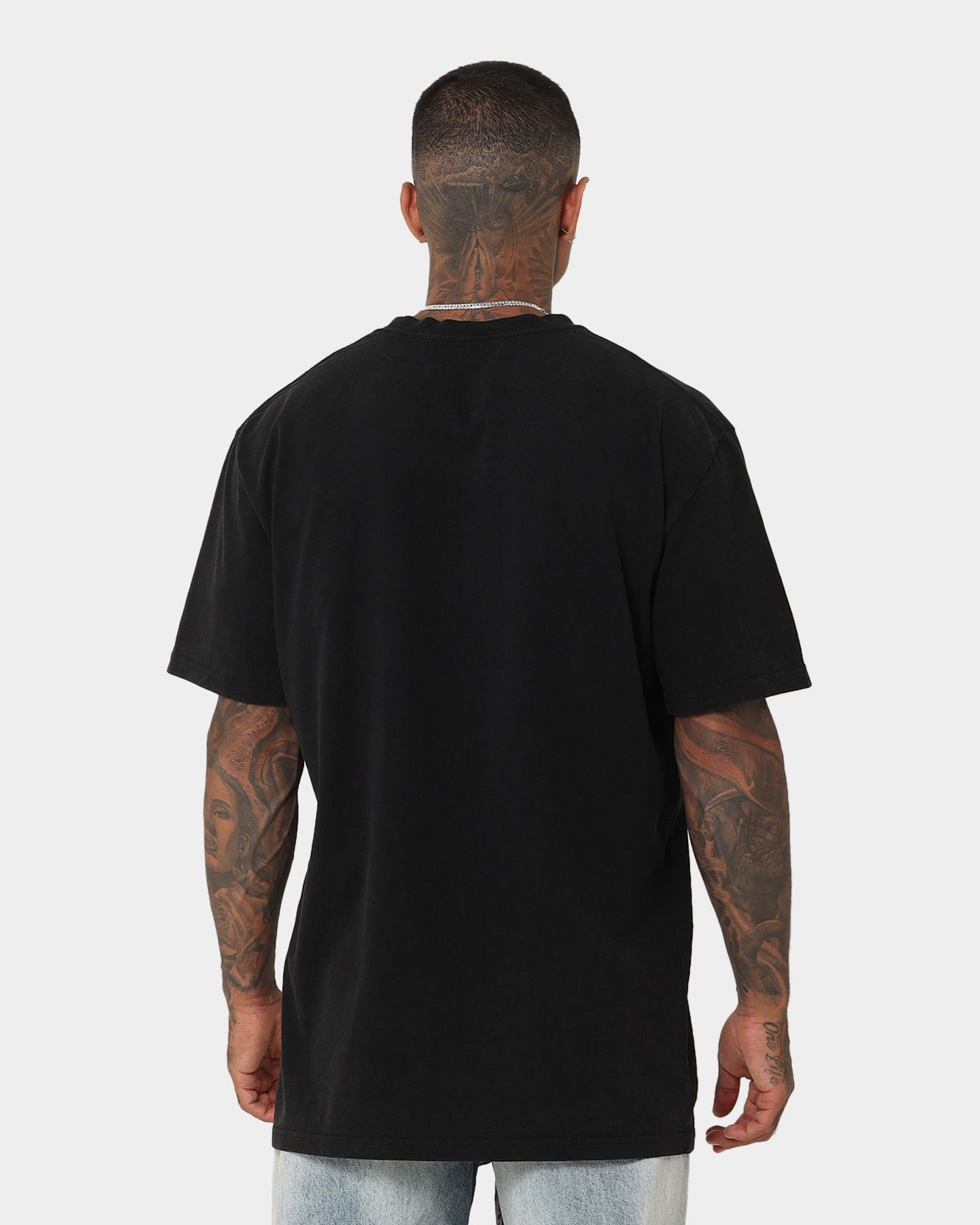 Tupac Middle Finger T-Shirt Washed Black sold by Culture Kings product image thumbnail 4