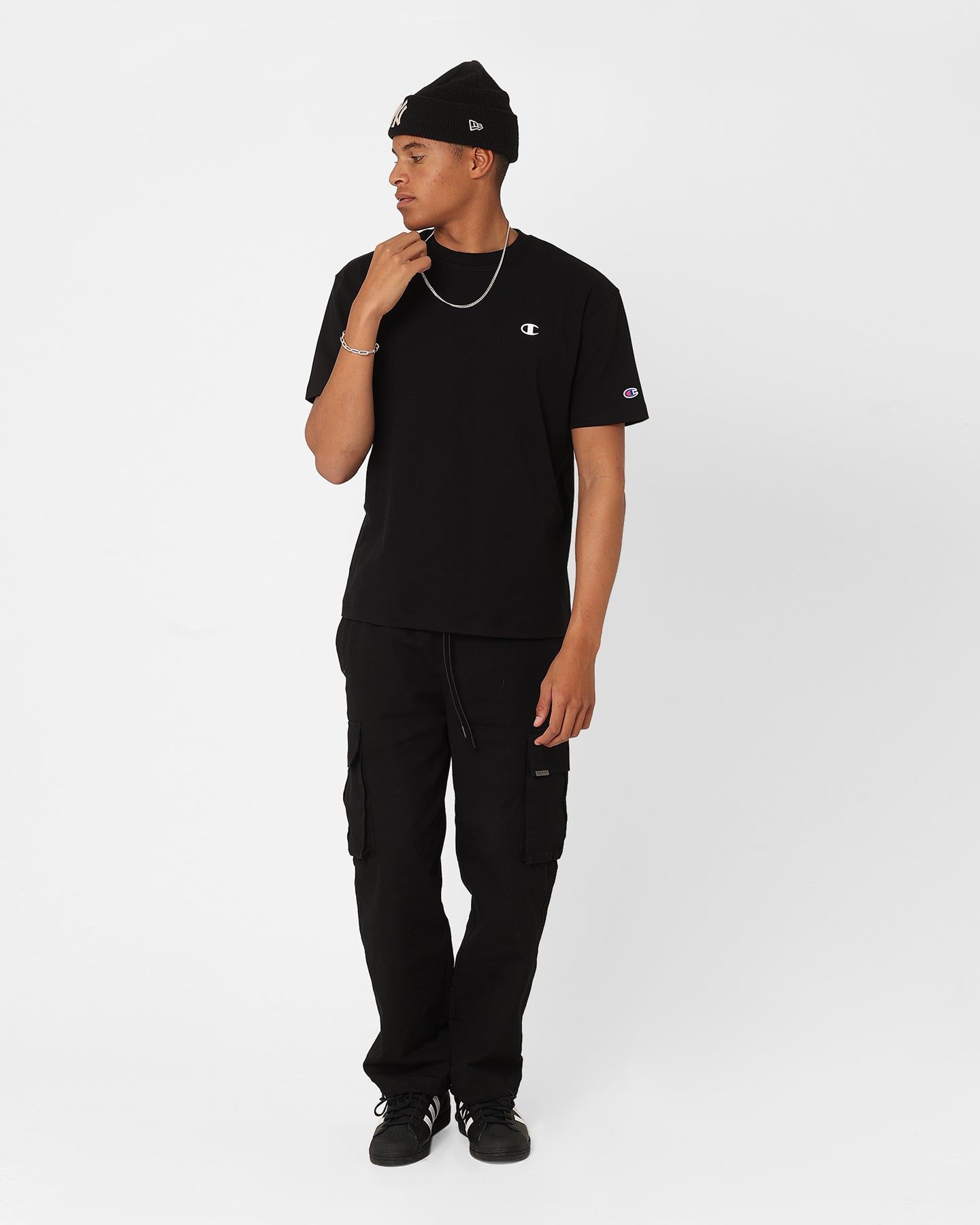 Champion Rochester Base T-Shirt Black sold by Culture Kings product image thumbnail 2