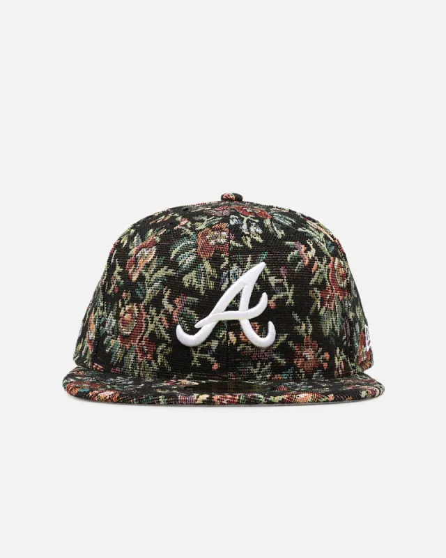 New Era Atlanta Braves 'Floral Tapestry' 59FIFTY Fitted Tapestry sold by Culture Kings