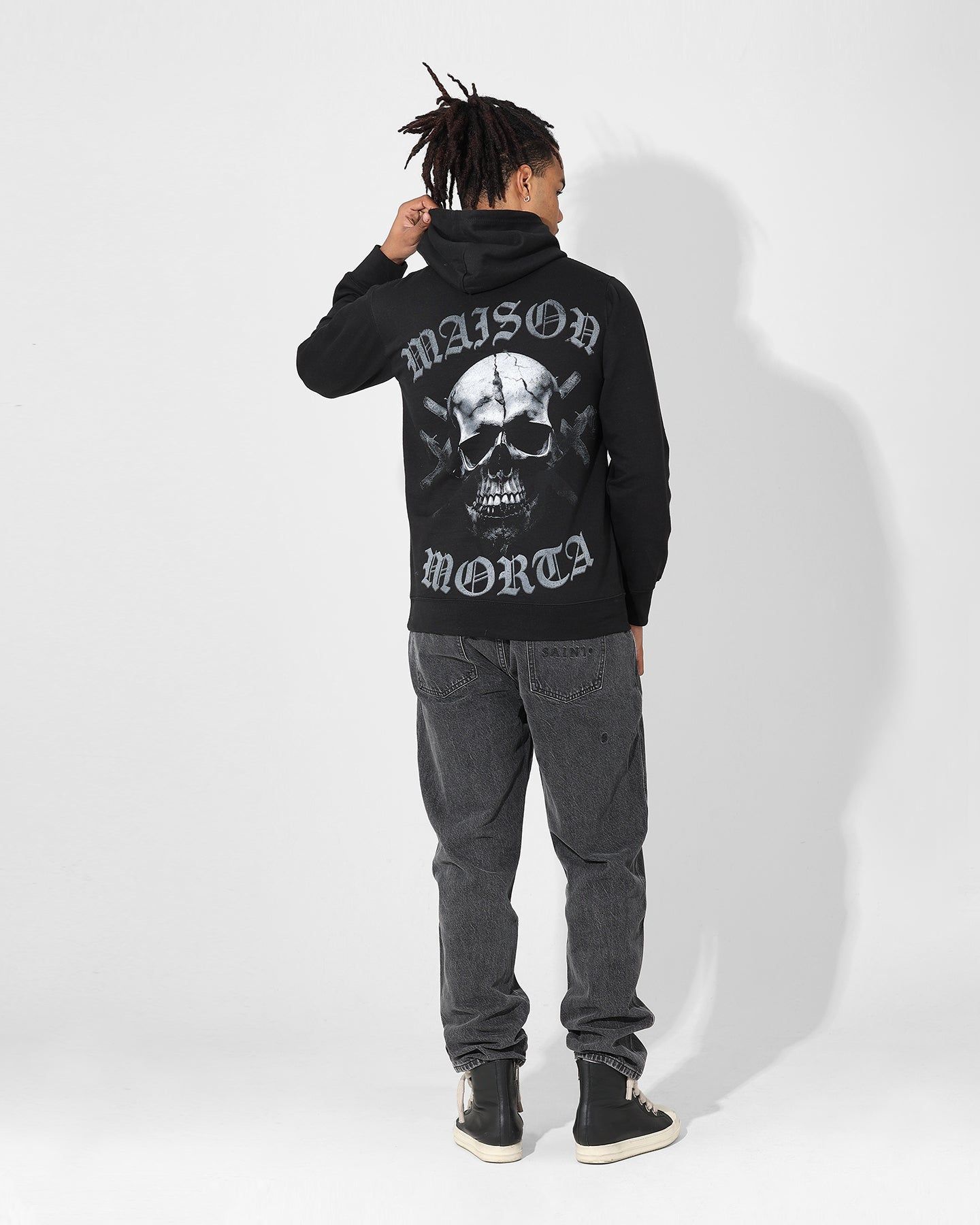 Saint Morta Maison Morta Hoodie Black sold by Culture Kings product image thumbnail 3