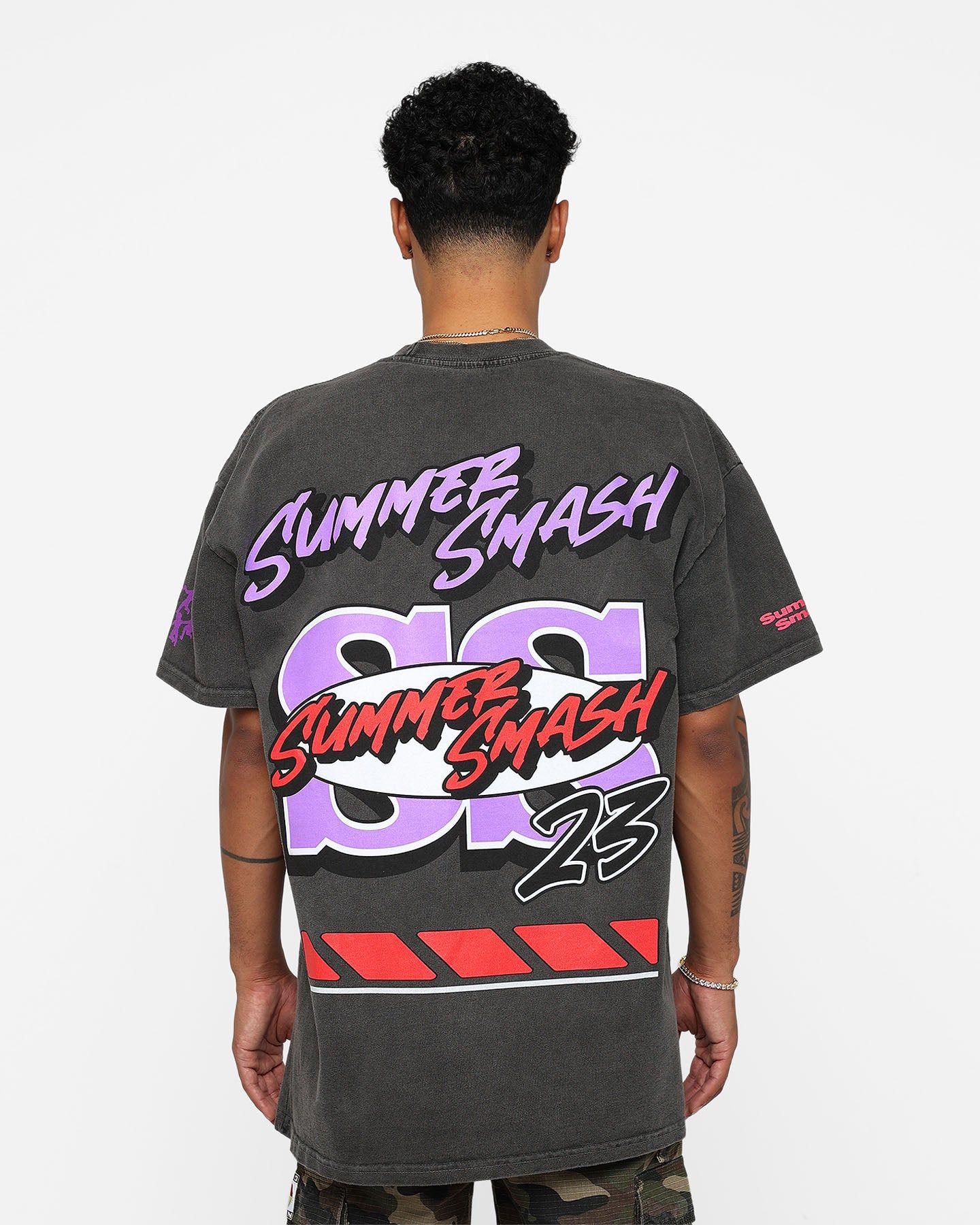 Summer Smash Motorsport T-Shirt Black Wash sold by Culture Kings product image thumbnail 5