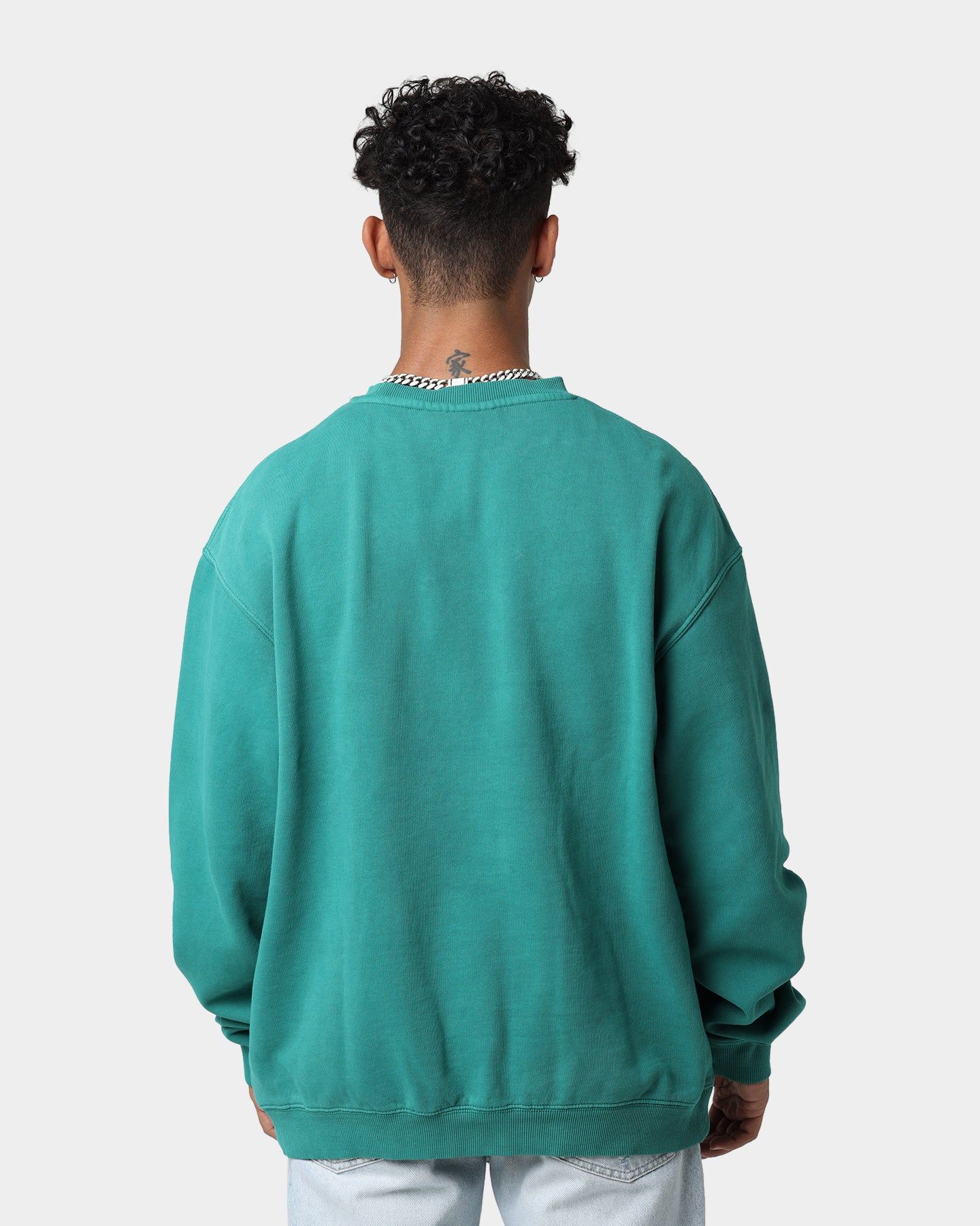 Mitchell & Ness Seattle Supersonics Vintage HWC Big LG Crewneck Faded Green sold by Culture Kings product image thumbnail 3