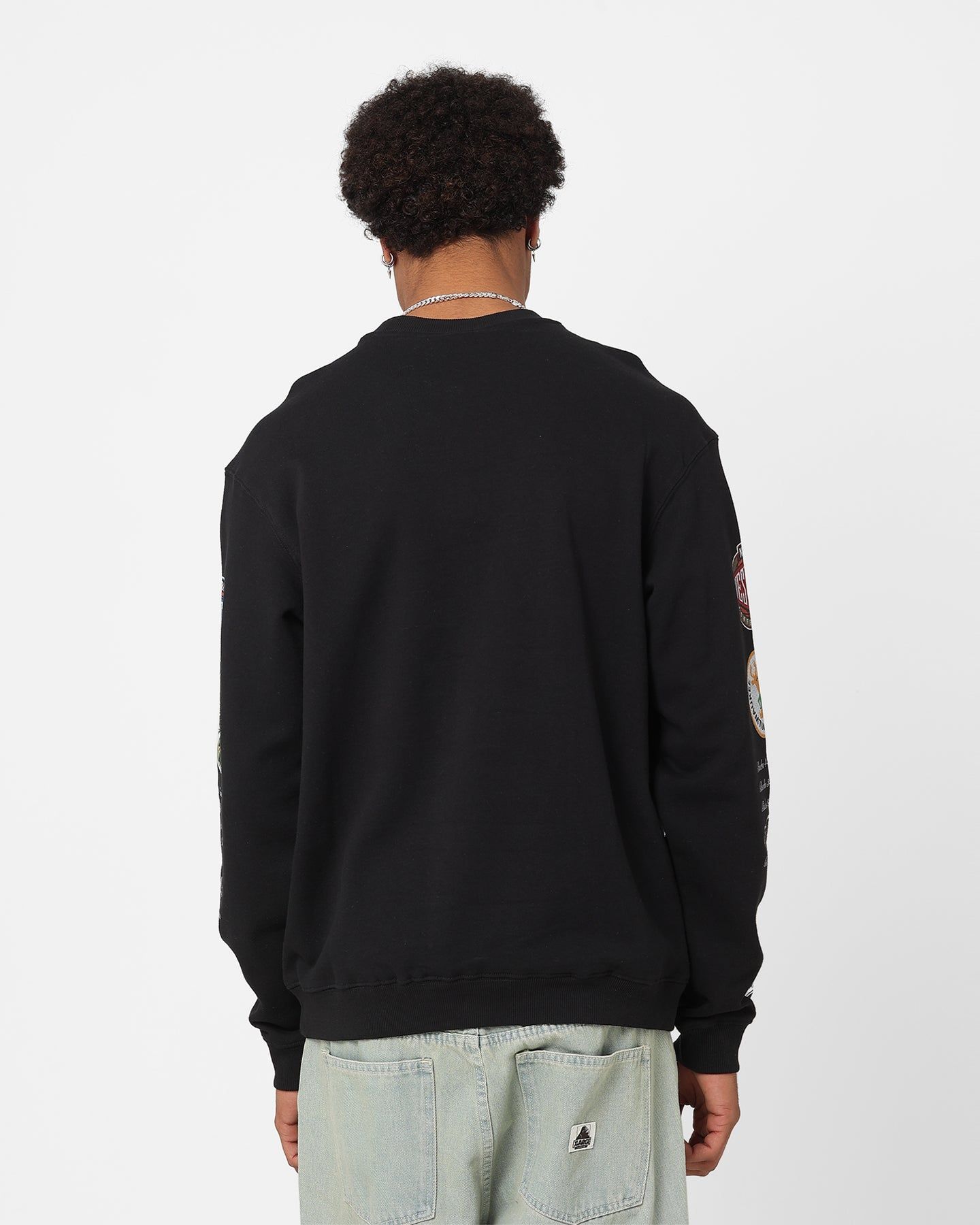 Mitchell & Ness Milwaukee Bucks Conference Crewneck Black sold by Culture Kings product image thumbnail 4