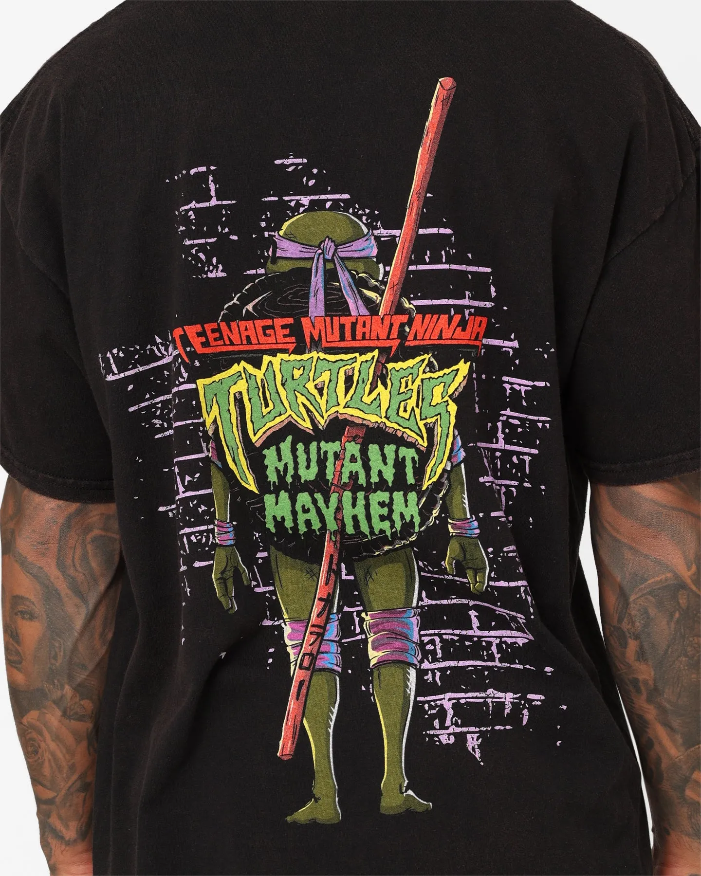 Goat Crew X Teenage Mutant Ninja Turtles Donatello Vintage T-Shirt Vintage Black sold by Culture Kings product image thumbnail 5