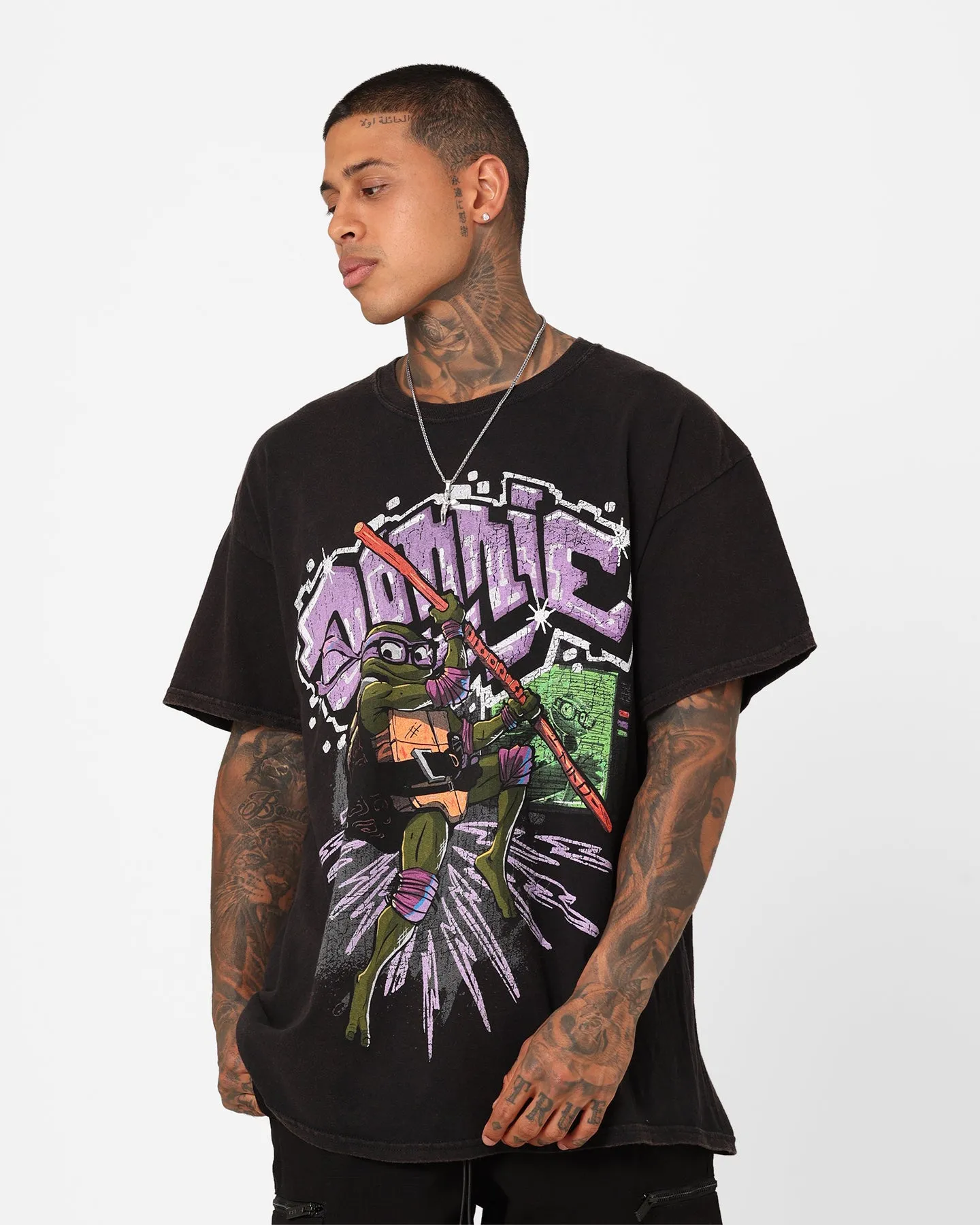 Goat Crew X Teenage Mutant Ninja Turtles Donatello Vintage T-Shirt Vintage Black sold by Culture Kings