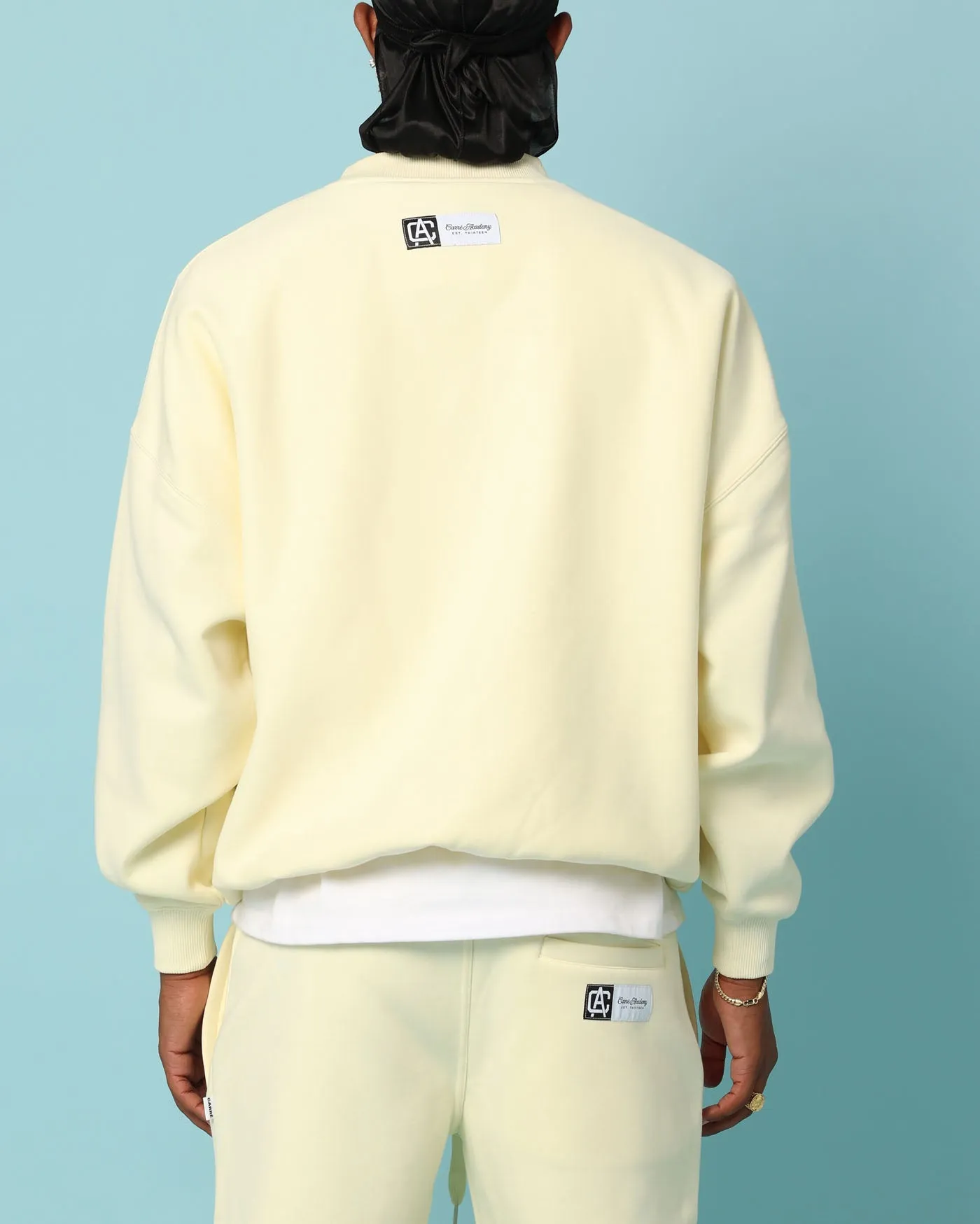 Carré Academy Oversized Crewneck Yellow sold by Culture Kings product image thumbnail 3