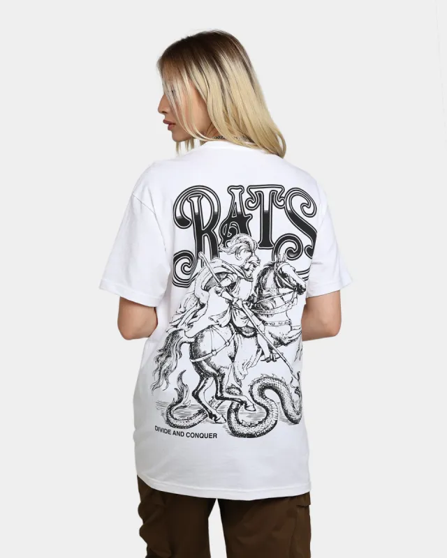 Rats Get Fat Divide And Conquer T-Shirt White sold by Culture Kings