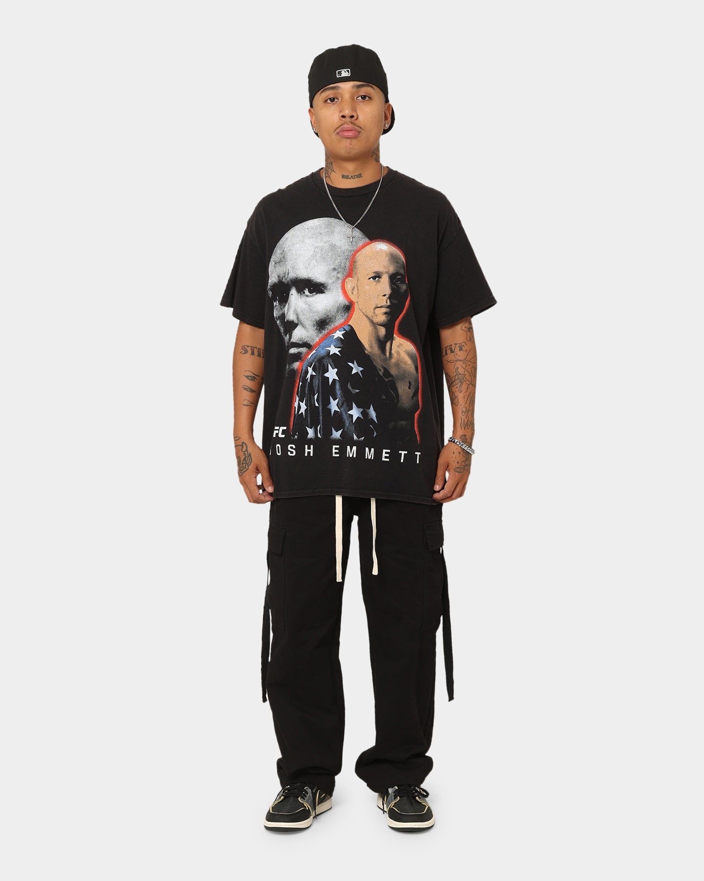 Goat Crew X UFC Josh Emmett Vintage T-Shirt Black Wash sold by Culture Kings product image thumbnail 2