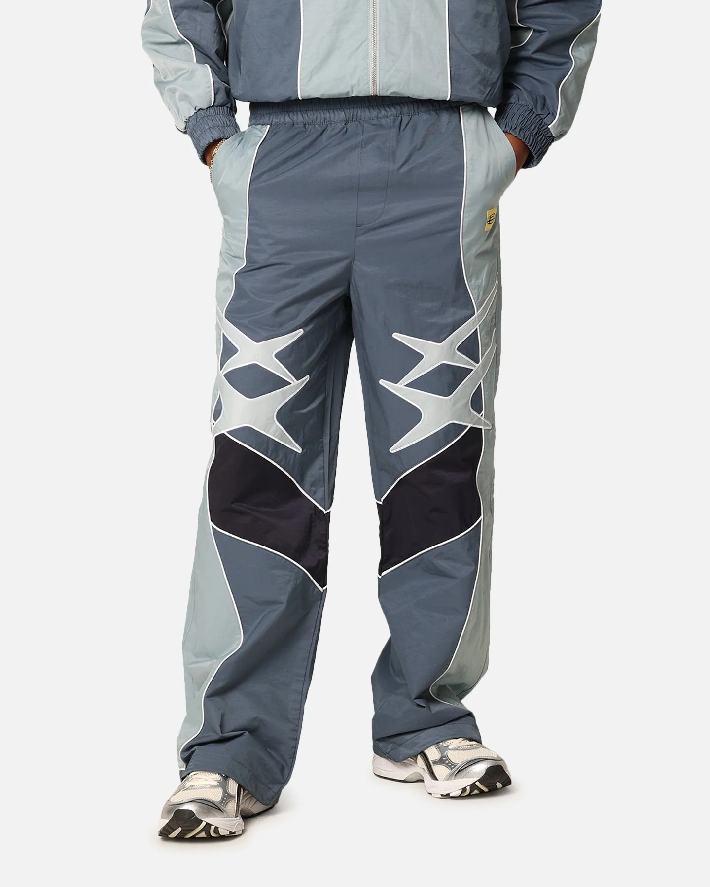 Loiter Paradise Track Pants Blue sold by Culture Kings