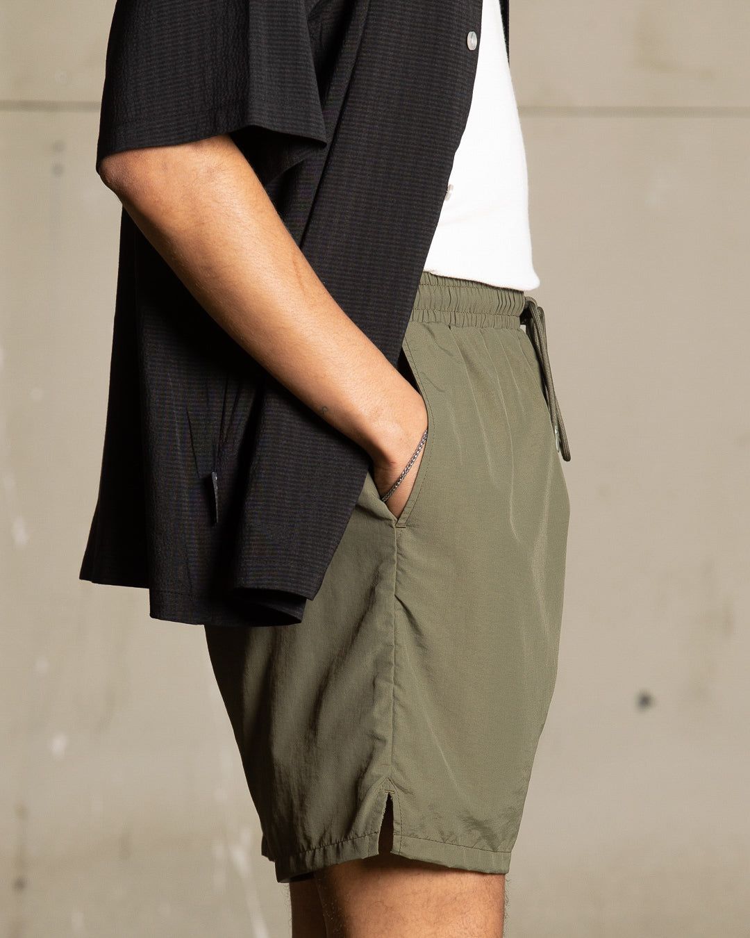 Saint Morta Cali Beach Shorts Khaki Green sold by Culture Kings product image thumbnail 3