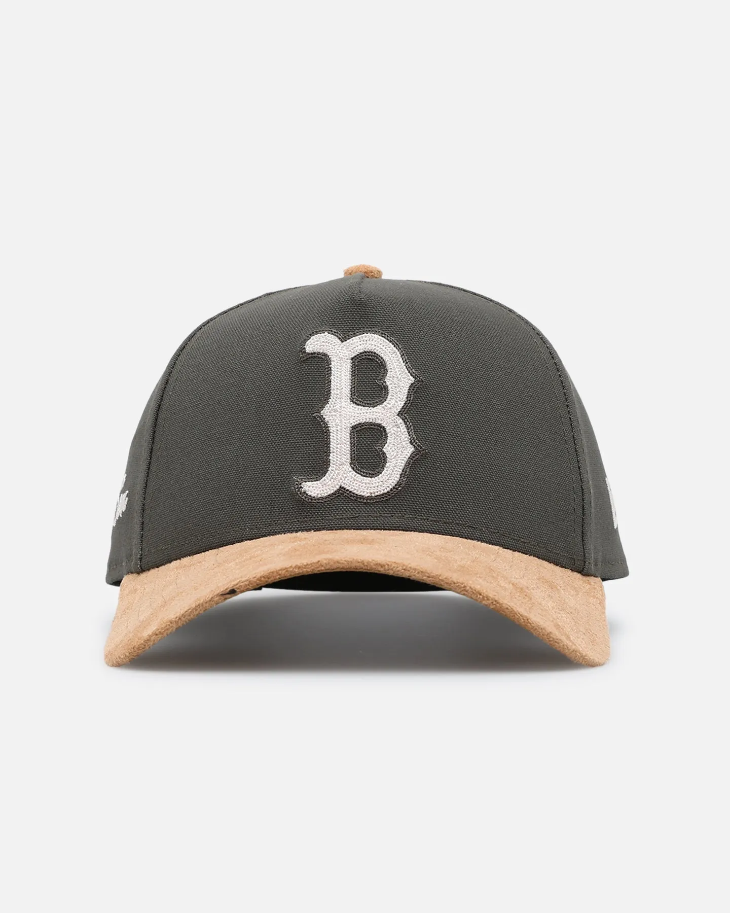 New Era Boston Red Sox 'Moss Canvas Wheat' 9FORTY A-Frame Snapback Moss Canvas/Ivory sold by Culture Kings