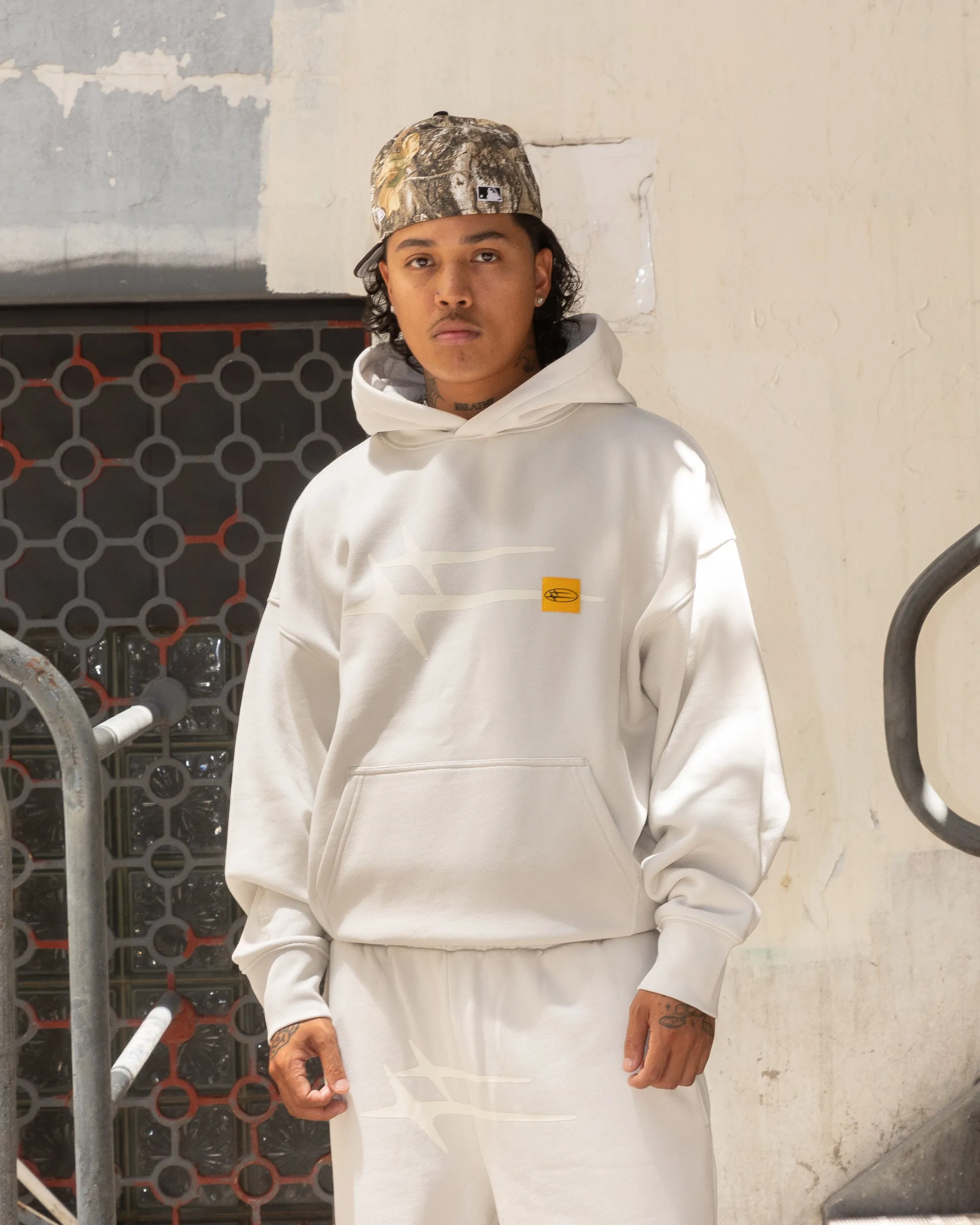 Loiter Hybrid Hoodie Stone sold by Culture Kings