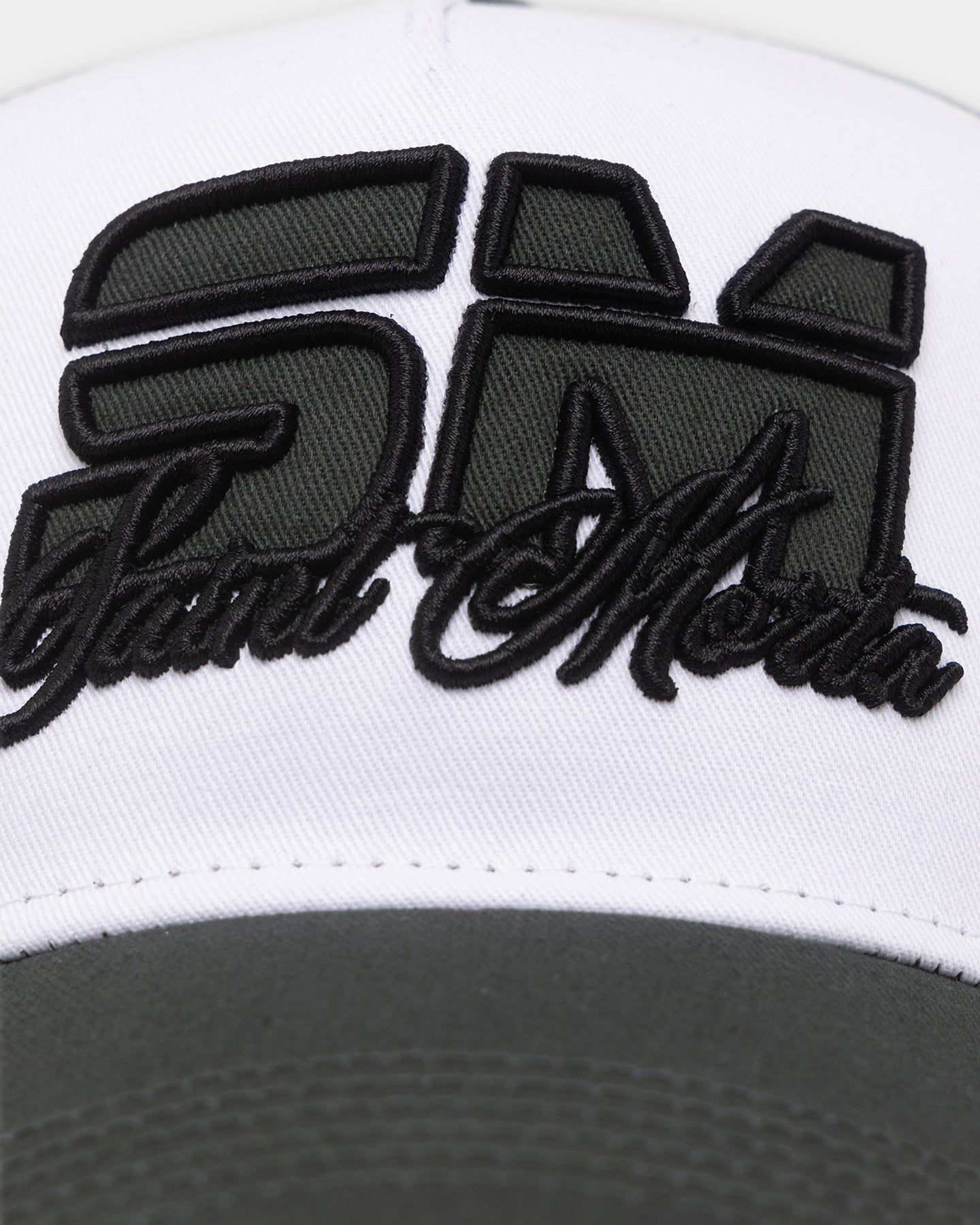 Saint Morta Moto Trucker Snapback Dark Green/White sold by Culture Kings product image thumbnail 5