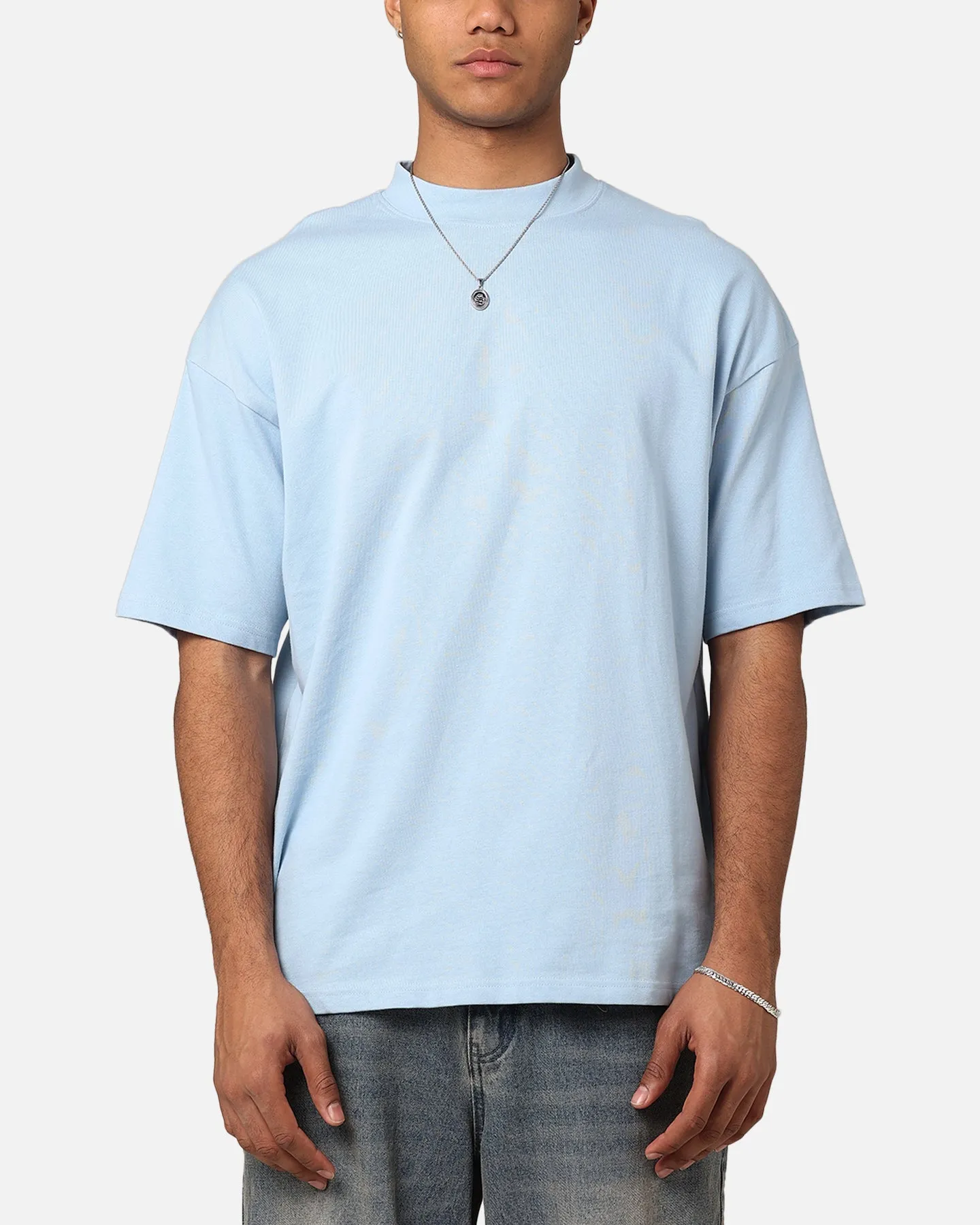Culture Kings Oversized Blank T-Shirt Light Blue sold by Culture Kings