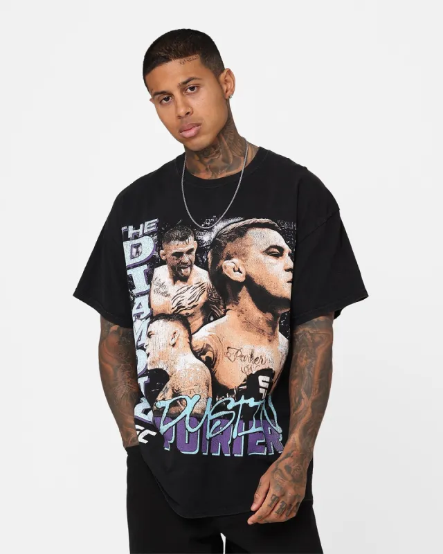 Goat Crew X UFC The Diamond Dustin Poirier Vintage T-Shirt Black Wash sold by Culture Kings