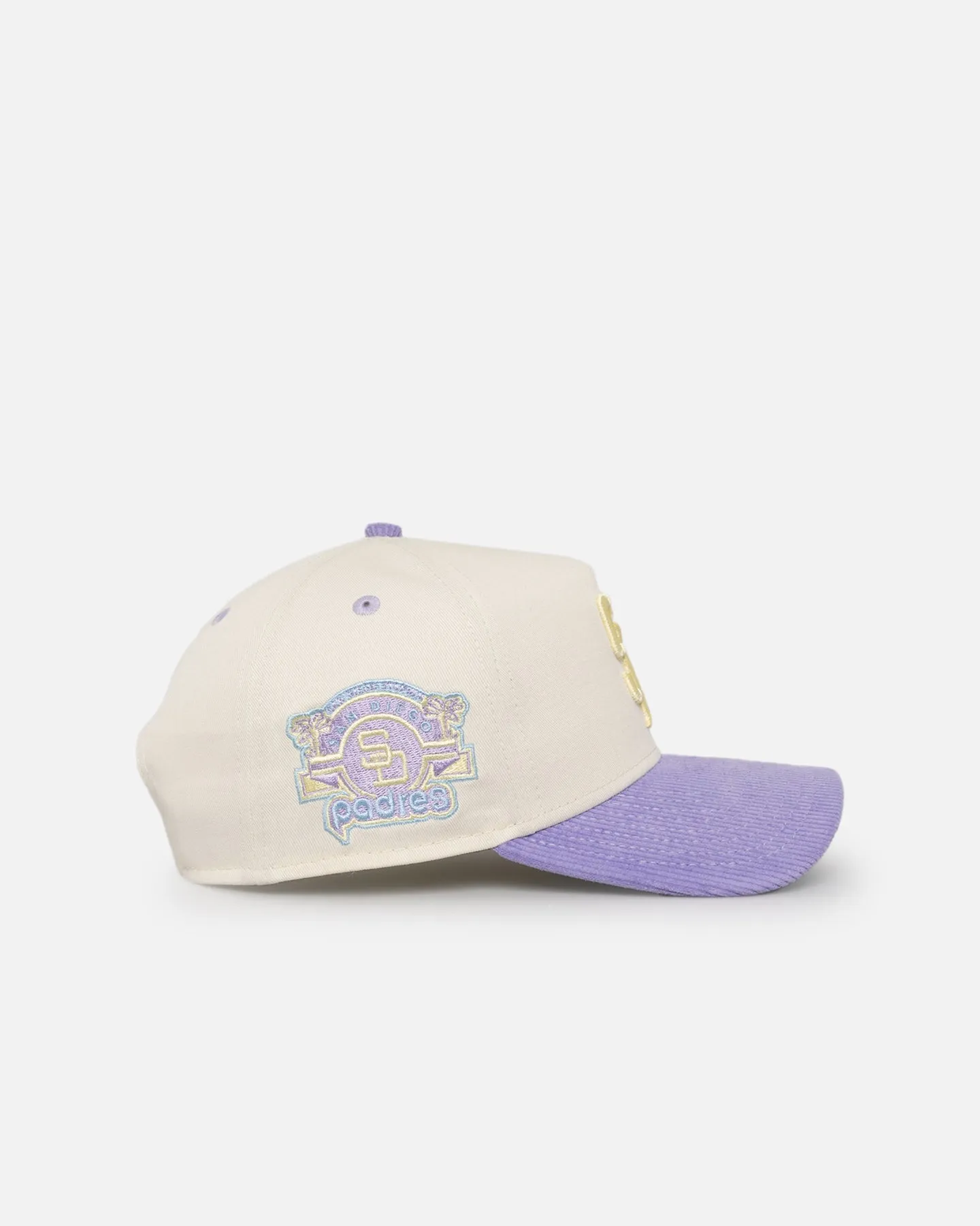 New Era San Diego Padres 'Easter Corduroy' 9FORTY A-Frame Snapback White/Lilac sold by Culture Kings product image thumbnail 4