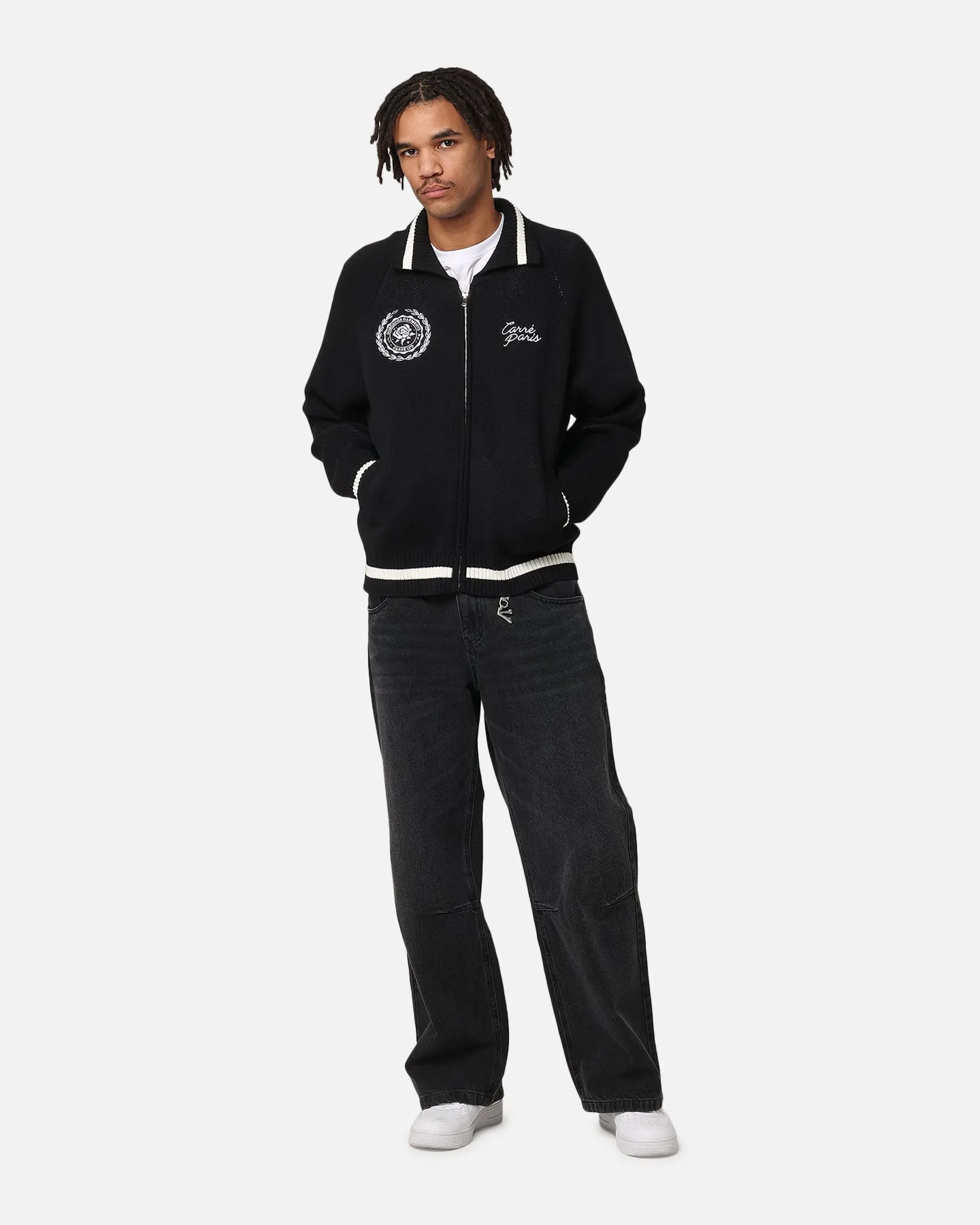 Carre Athletic Knit Jacket Black sold by Culture Kings product image thumbnail 3