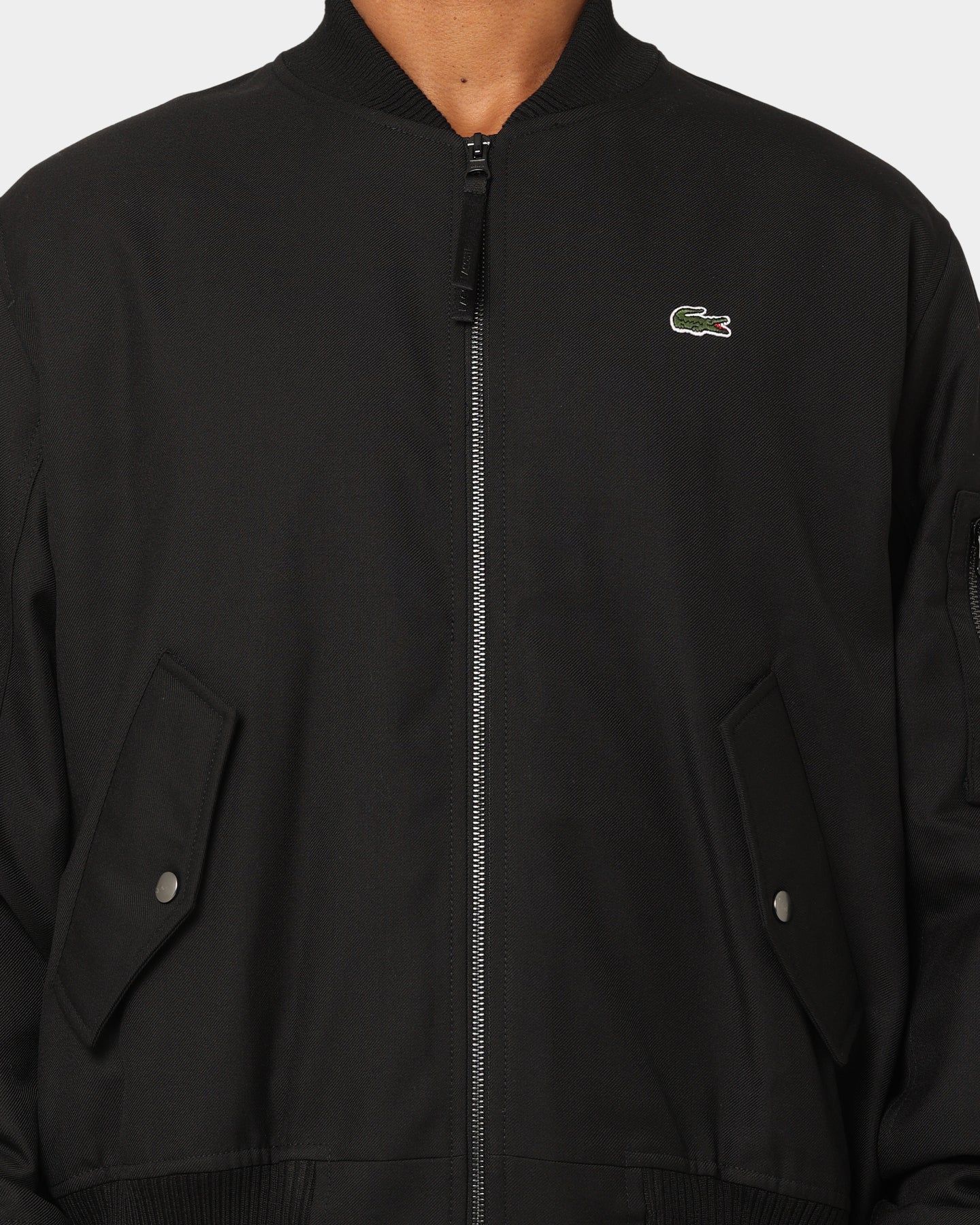 Lacoste Graphic Icons Bomber Jacket Black sold by Culture Kings product image thumbnail 4