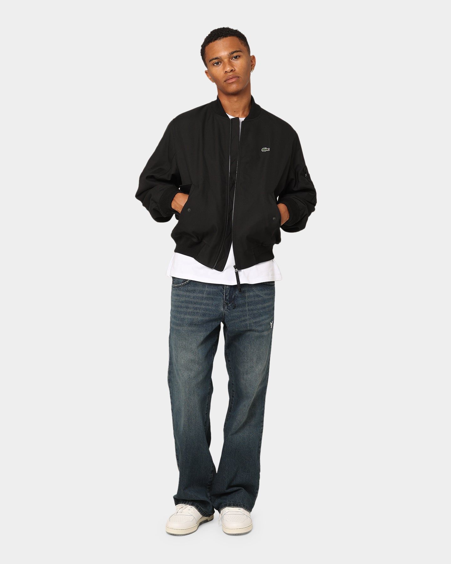 Lacoste Graphic Icons Bomber Jacket Black sold by Culture Kings product image thumbnail 8