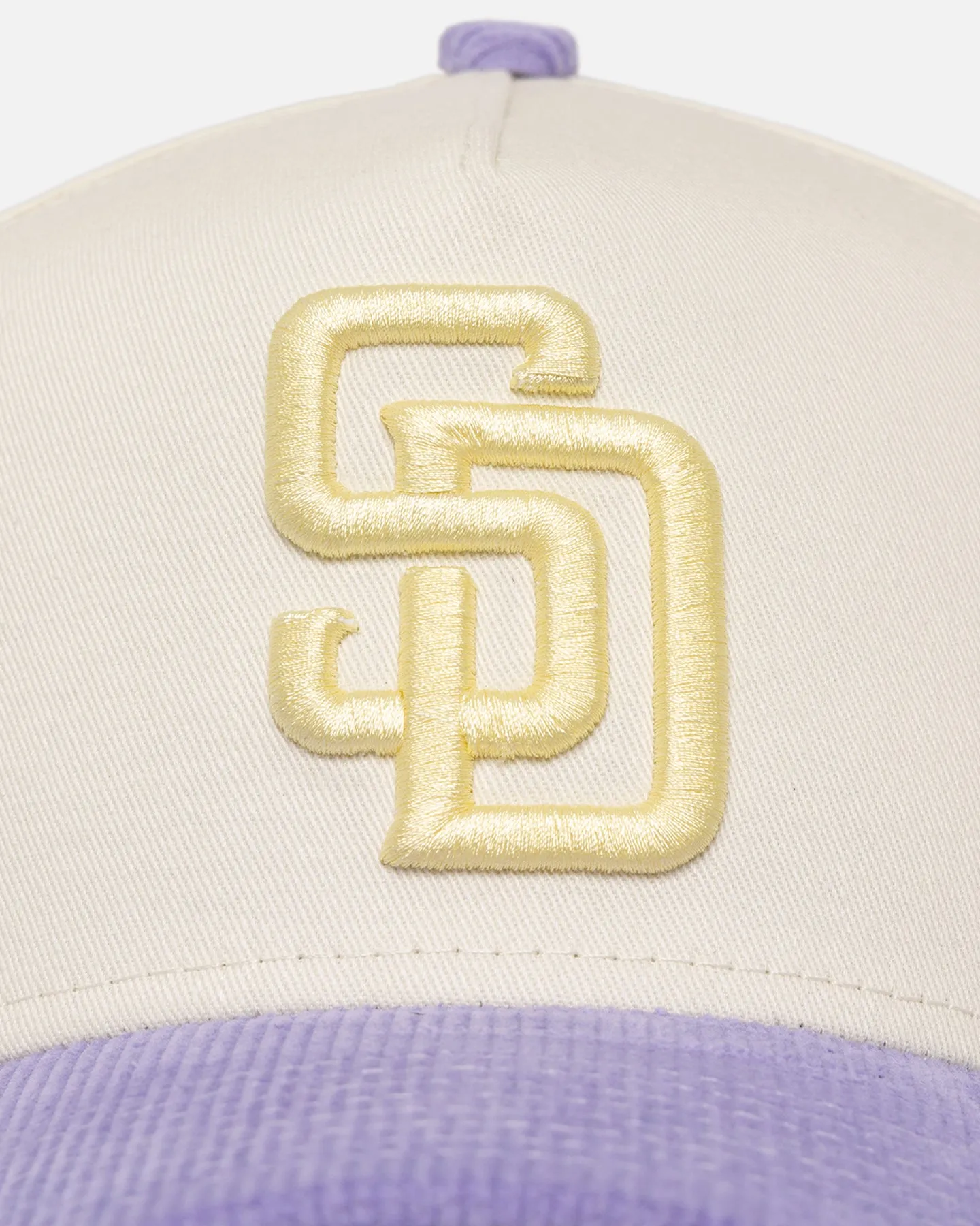 New Era San Diego Padres 'Easter Corduroy' 9FORTY A-Frame Snapback White/Lilac sold by Culture Kings product image thumbnail 2
