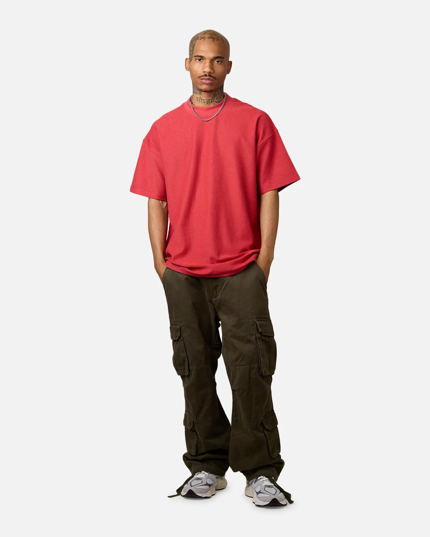 Carre Terry Oversized T-Shirt Red sold by Culture Kings product image thumbnail 3