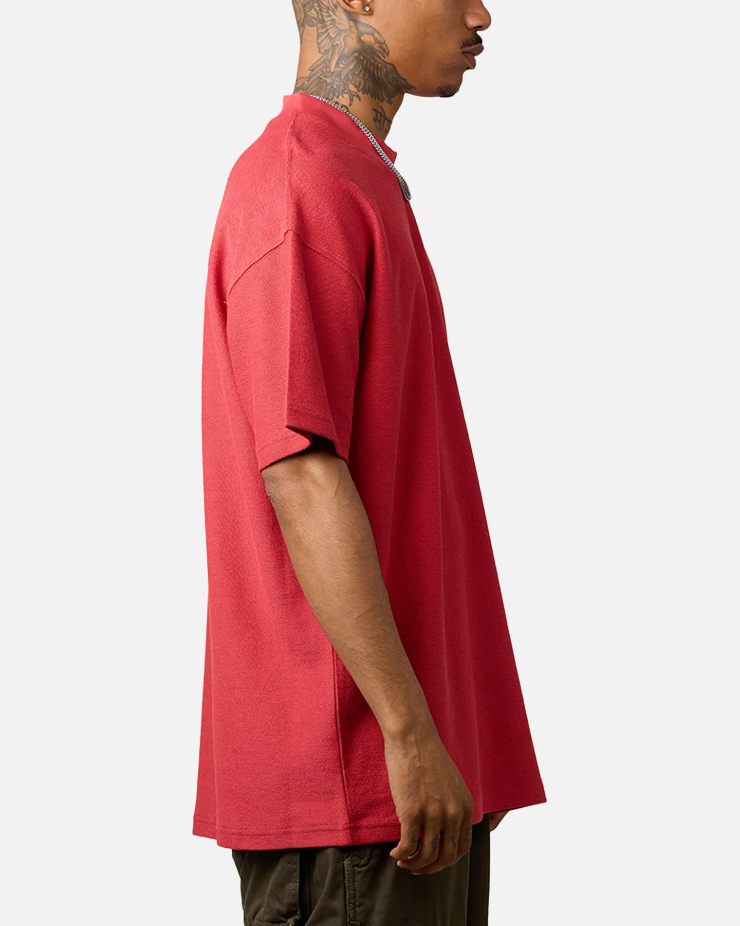 Carre Terry Oversized T-Shirt Red sold by Culture Kings product image thumbnail 4