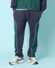 Carré Paris Dice Club Panelled Sweatpants Forest Green/Midnight sold by Culture Kings