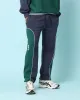 Carré Paris Dice Club Panelled Sweatpants Forest Green/Midnight sold by Culture Kings