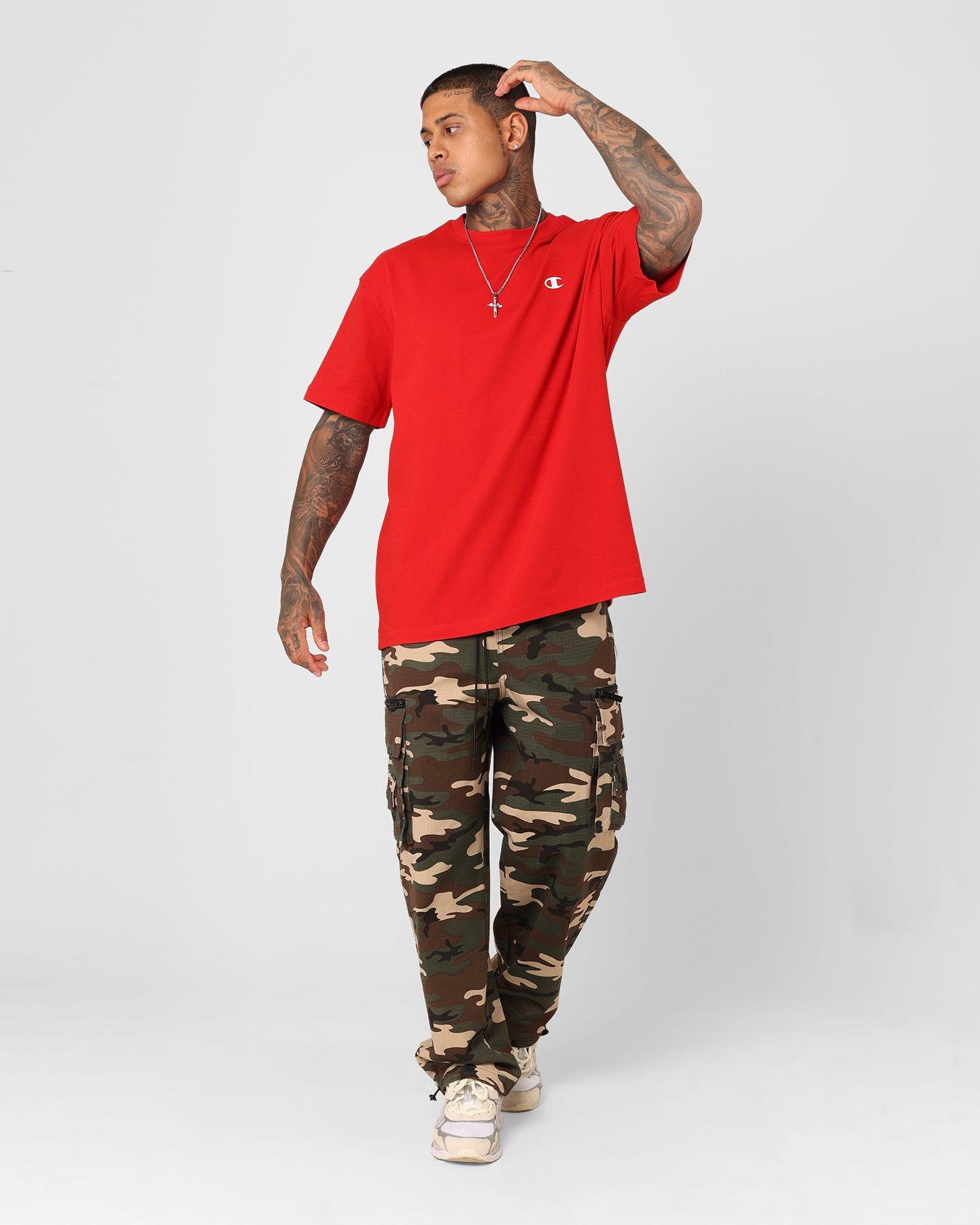 Champion Rochester Base T-Shirt New Ripe Red Csi sold by Culture Kings product image thumbnail 2