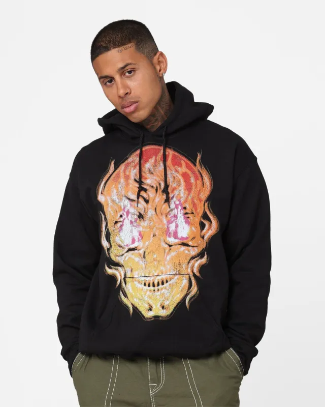 Last Kings Fiery Skull Hoodie Black sold by Culture Kings