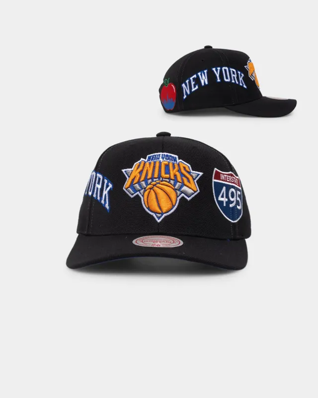 Mitchell & Ness New York Knicks 'Highway' Pro Crown Snapback Black sold by Culture Kings