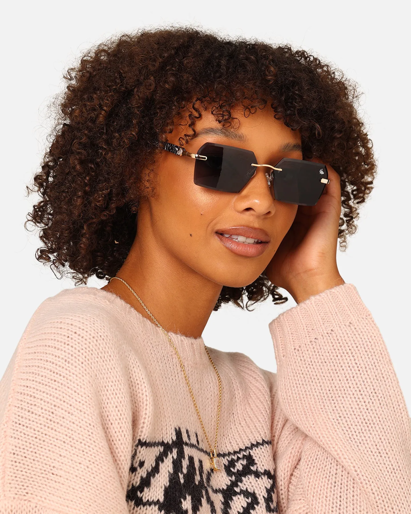 Belvoir & Co X Culture Kings Kennedy Sunglasses Black/Gold/Black sold by Culture Kings product image thumbnail 2