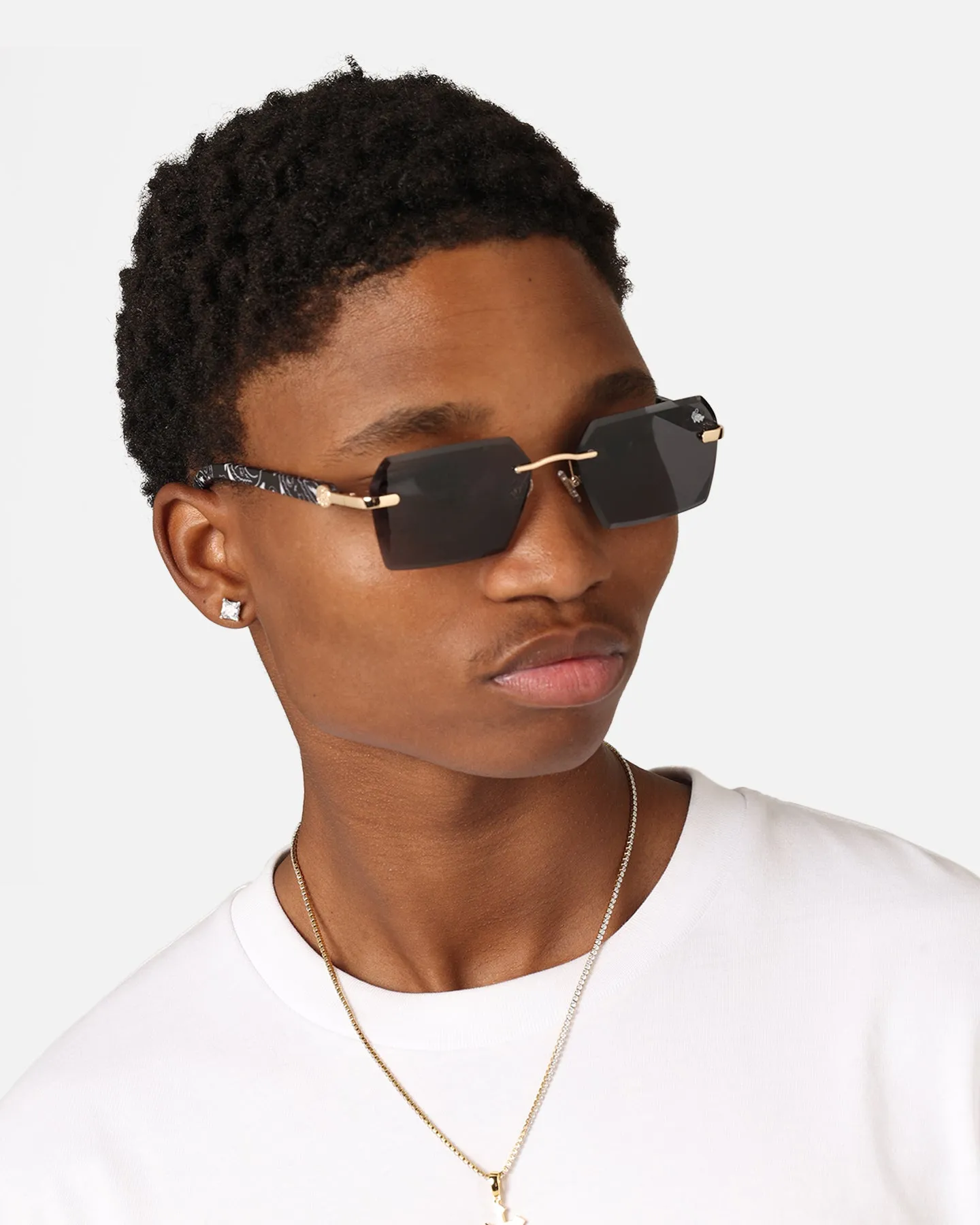 Belvoir & Co X Culture Kings Kennedy Sunglasses Black/Gold/Black sold by Culture Kings