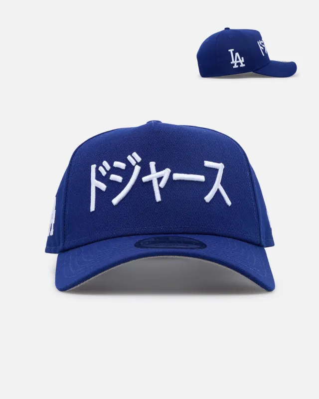 New Era Los Angeles Dodgers "Japan Pack" Kanji 9FORTY A-Frame Snapback Blue sold by Culture Kings
