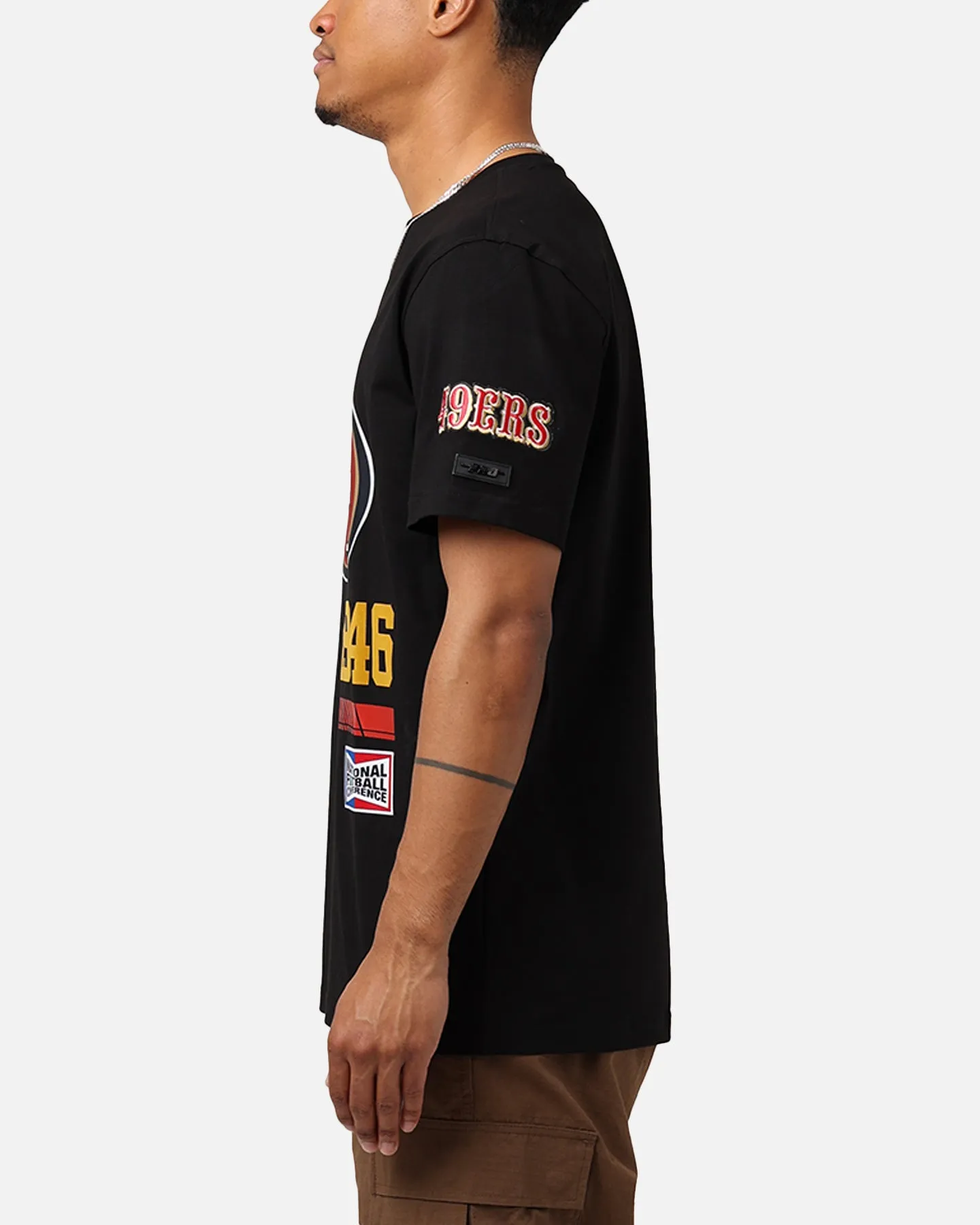 Pro Standard San Francisco 49ers Fast Lane SJ T-Shirt Black sold by Culture Kings product image thumbnail 5