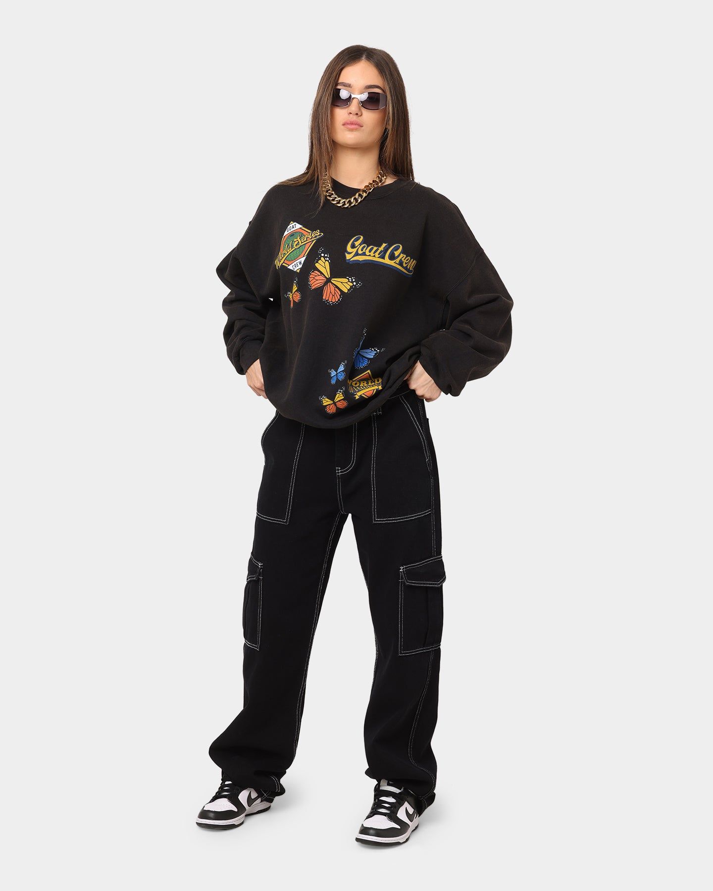 Goat Crew World Champs Vintage Crewneck Black Wash sold by Culture Kings product image thumbnail 3